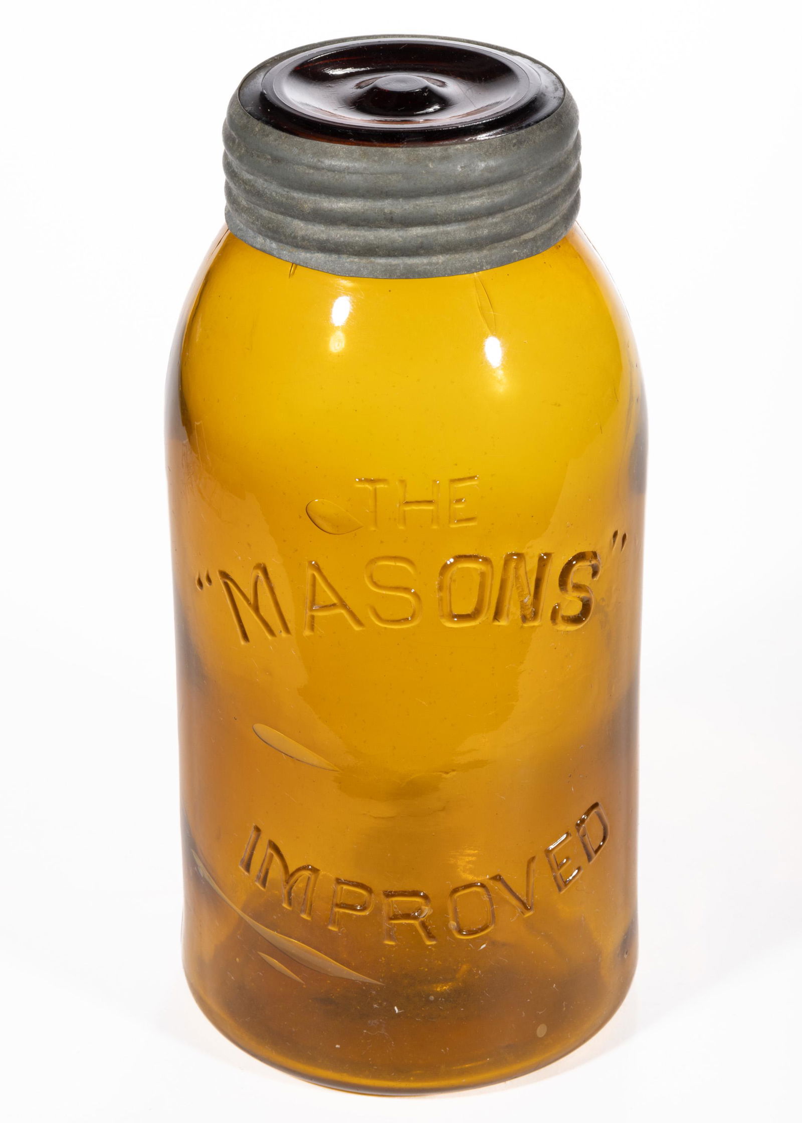 MASON'S IMPROVED HALF-GALLON FRUIT JAR, (1 of 1)