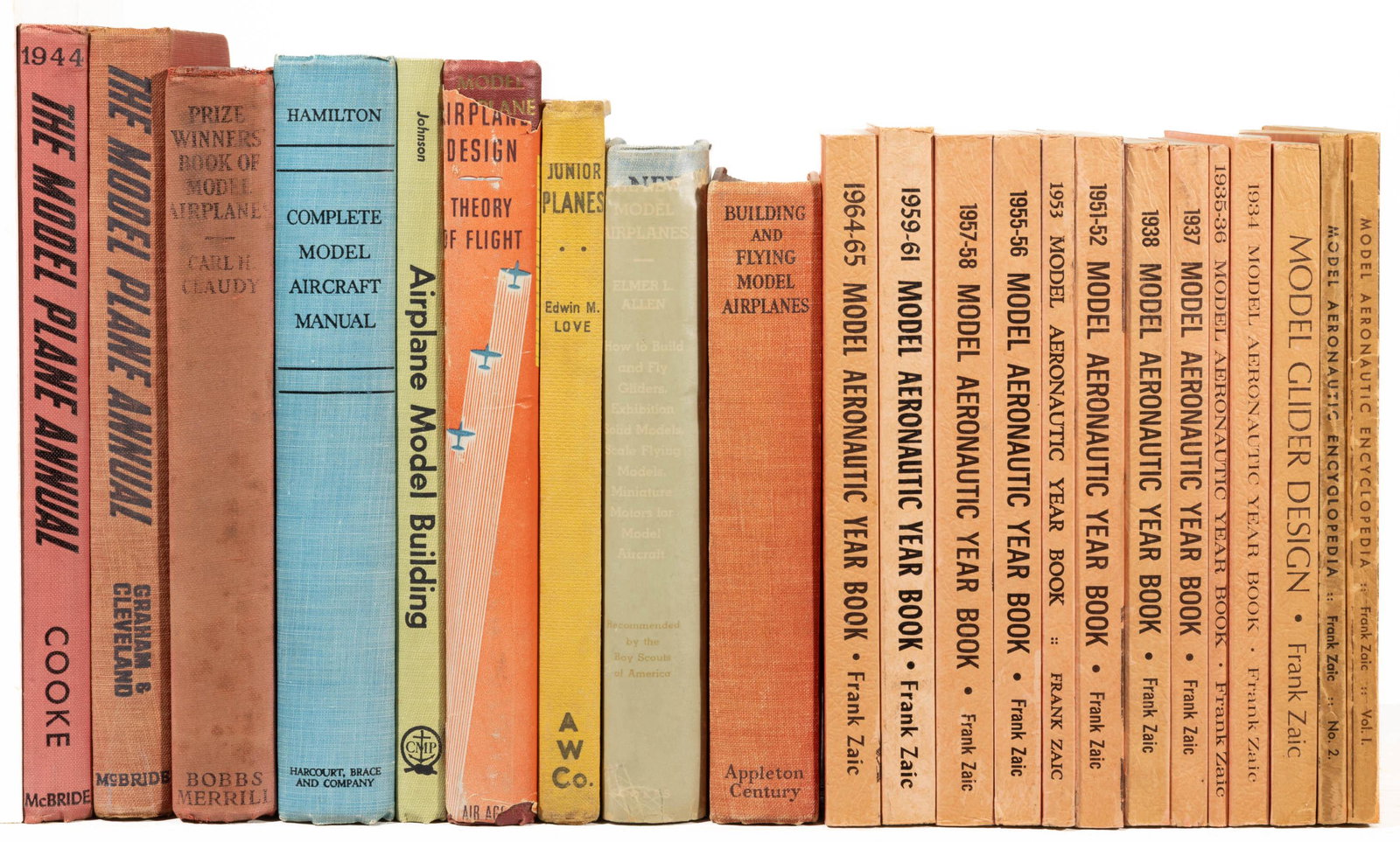 ASSORTED MODEL AIRPLANE VOLUMES, LOT OF 22, (1 of 1)