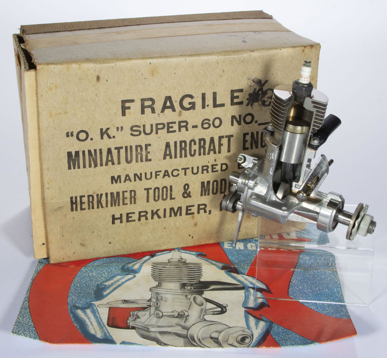 Herkimer Tool & Model Works Ok No. Super 60 Cutaway Dealer's Sample