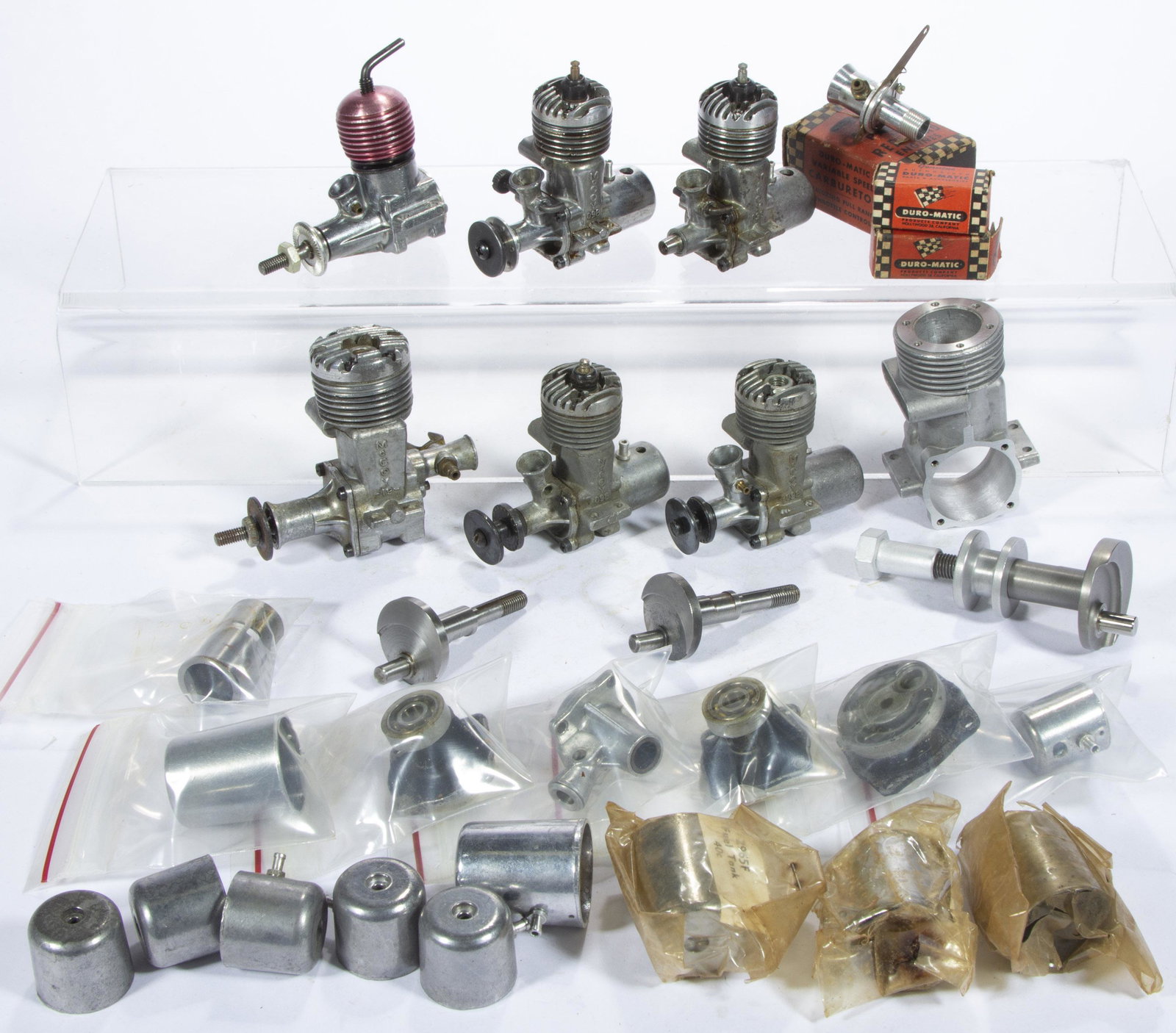 ASSORTED MCCOY MODEL ENGINE PARTS, UNCOUNTED LOT, (1 of 8)