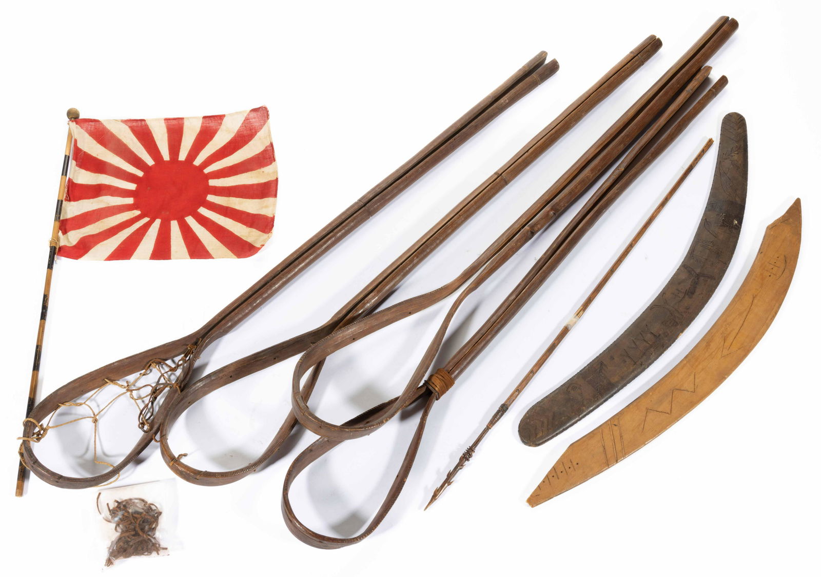 ASSORTED ETHNIC AND OTHER ARTICLES, LOT OF EIGHT, (1 of 3)