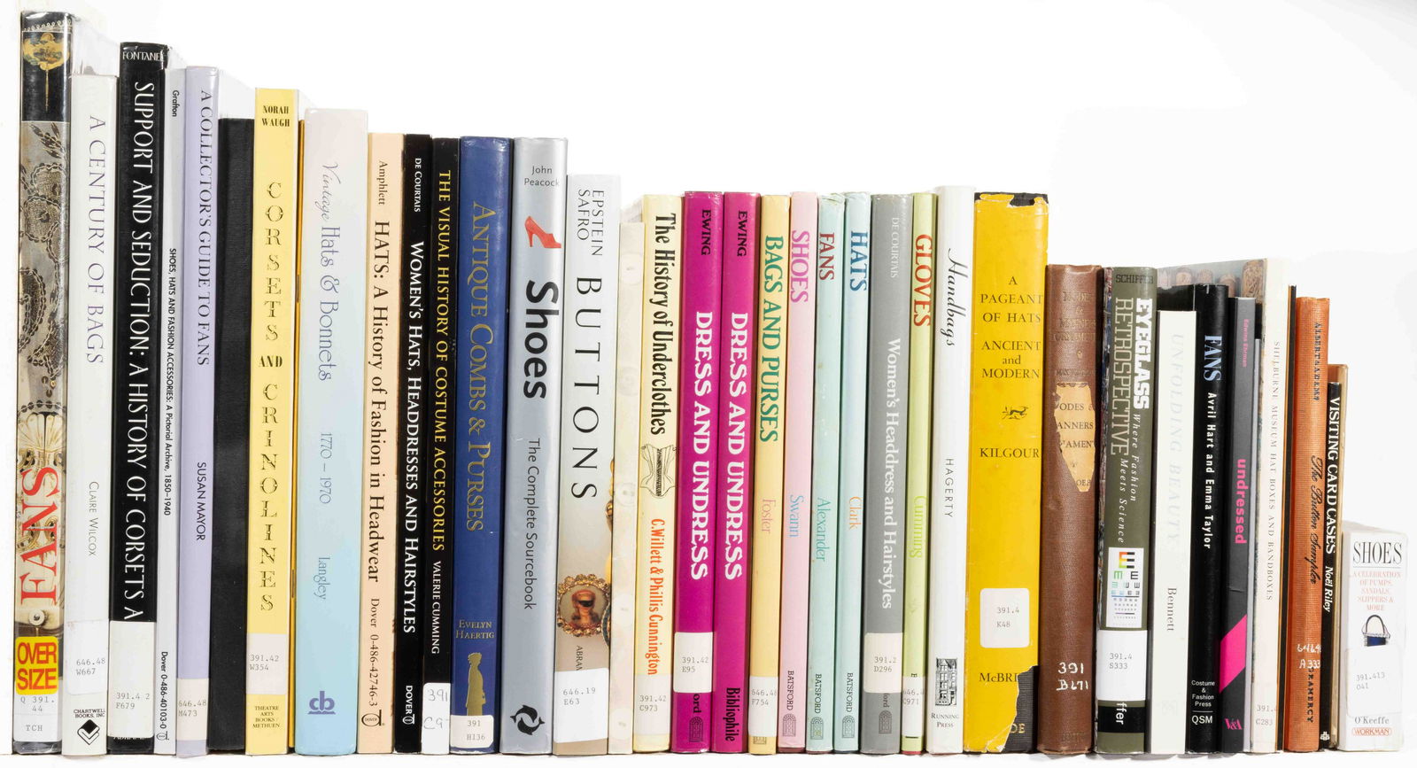 ASSORTED COSTUME / FASHION ACCESSORIES REFERENCE VOLUMES AND PAMPHLETS, LOT OF 41, (1 of 1)