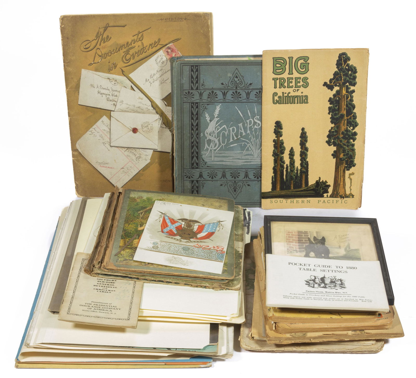 ANTIQUARIAN / VINTAGE EPHEMERA, PERIODICALS, AND OTHER PRINTED MATERIALS, UNCOUNTED LOT, (1 of 6)