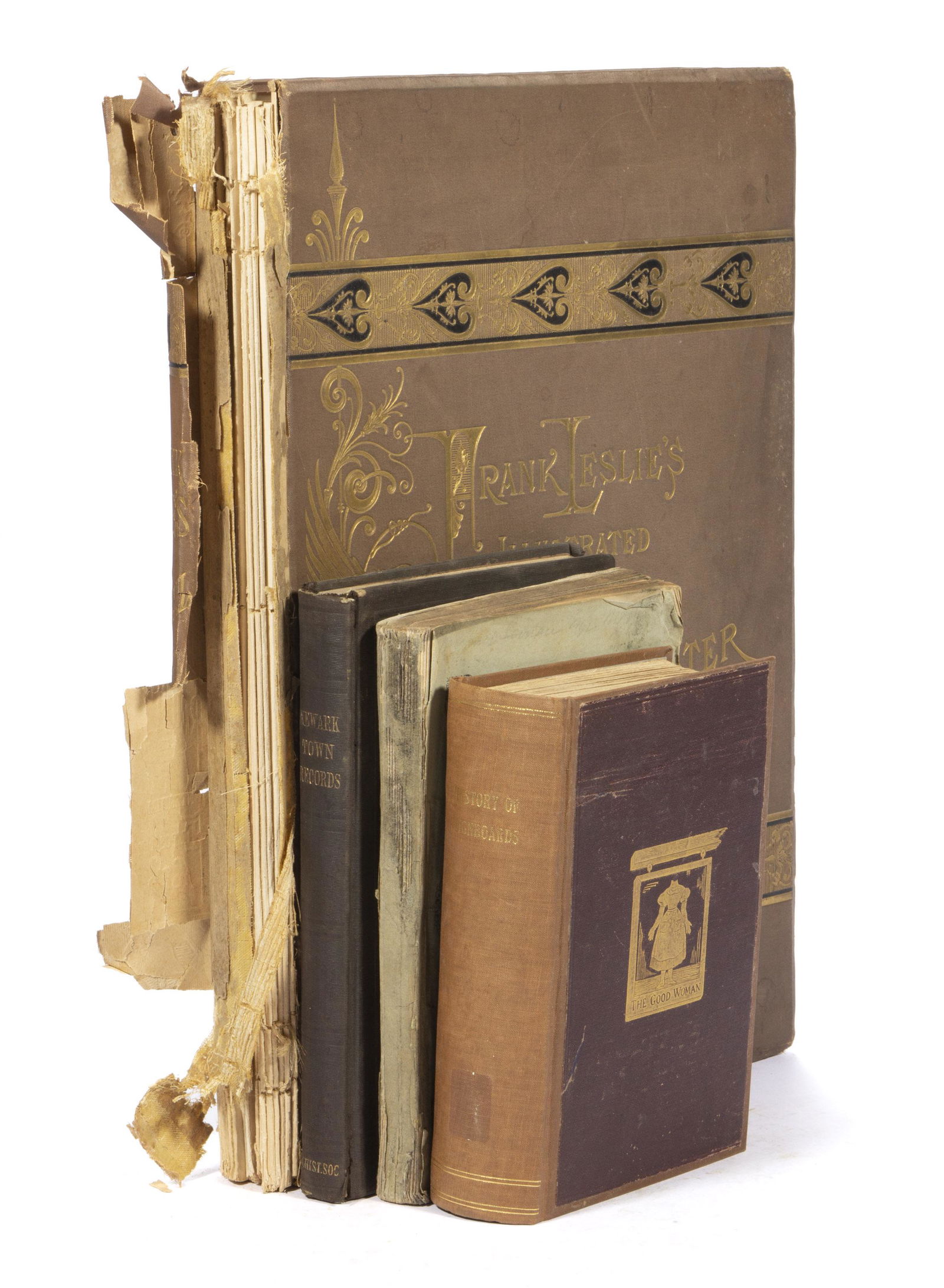 ANTIQUARIAN AMERICANA AND OTHER VOLUMES, LOT OF FOUR, (1 of 3)