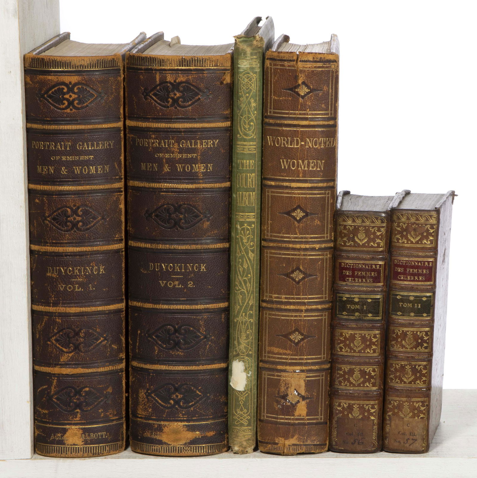 ANTIQUARIAN WOMEN'S STUDIES VOLUMES, LOT OF SIX, (1 of 1)