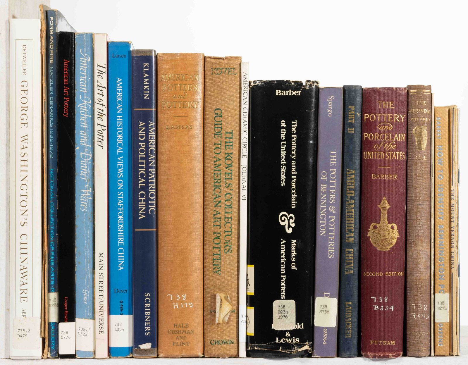 AMERICAN / AMERICAN MARKET CERAMICS REFERENCE VOLUMES, LOT OF 21, (1 of 1)