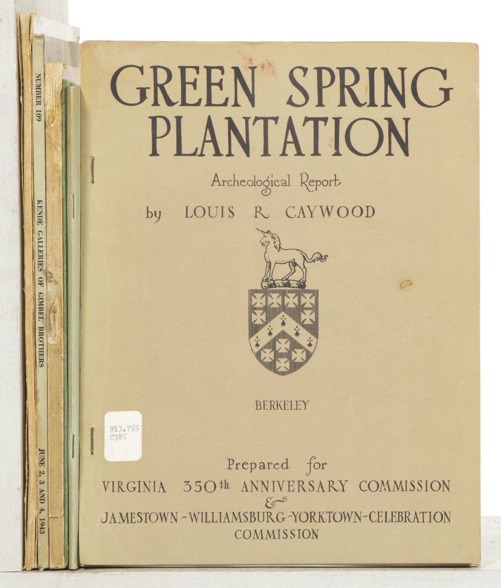 ASSORTED CATALOGUES AND OTHER PAMPHLETS, LOT OF SIX, (1 of 1)