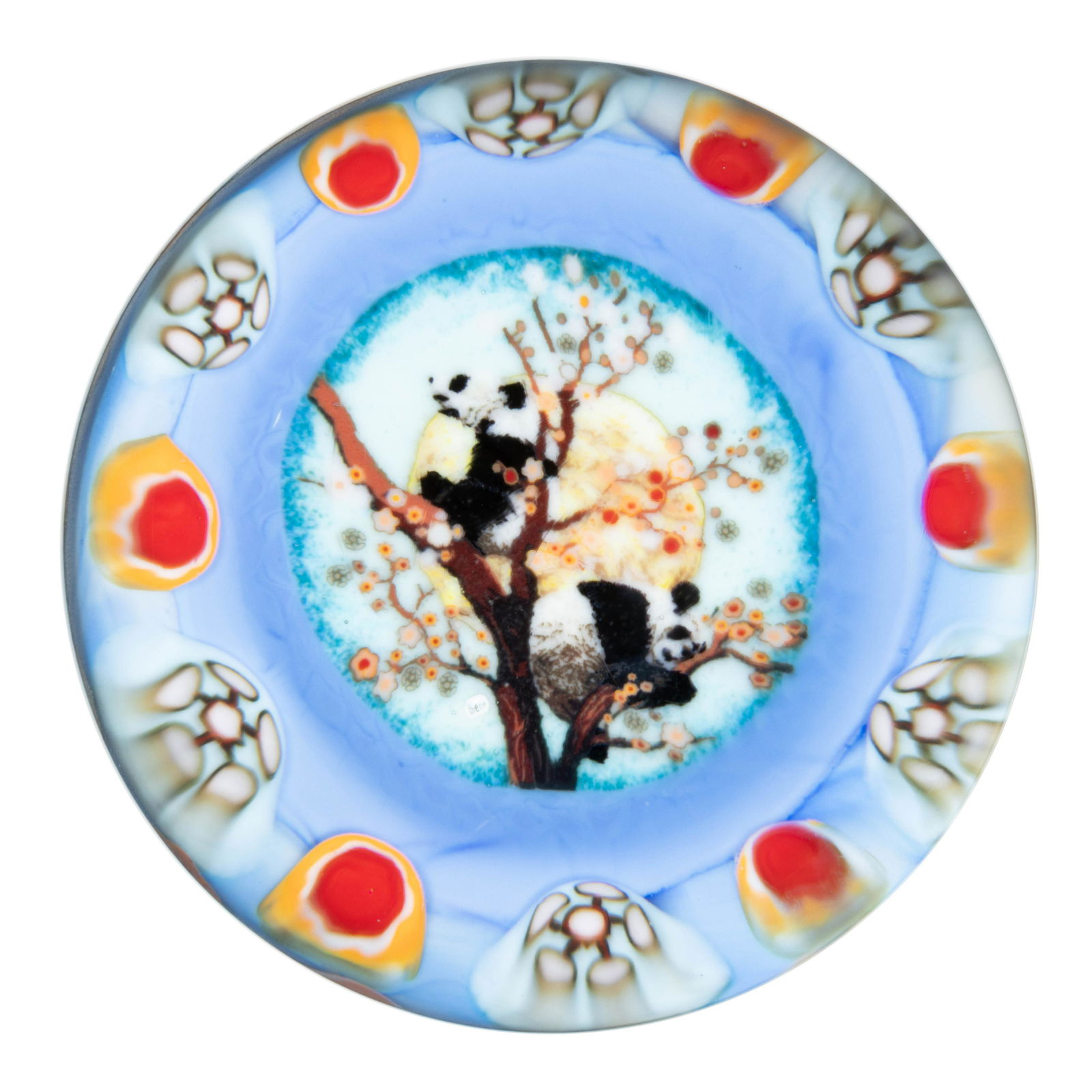 ZACHARY JORGENSON (AMERICAN, XX/XXI) PANDA MOON MURRINE MARBLE, (1 of 3)