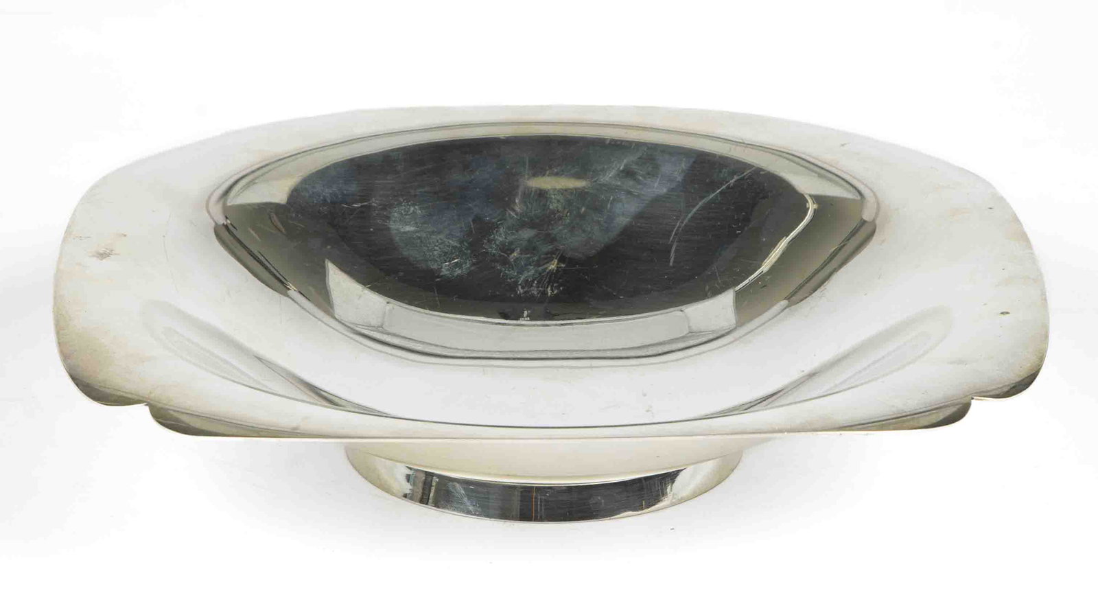 TIFFANY & CO. MID-CENTURY STERLING SILVER FOOTED BOWL, (1 of 2)