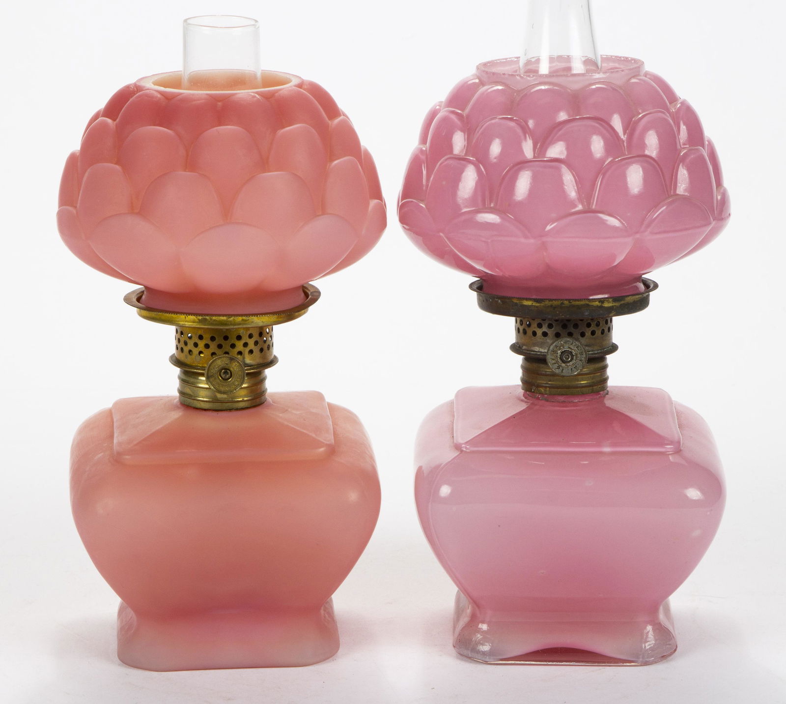 ROSE MINIATURE LAMPS, LOT OF TWO, (1 of 1)