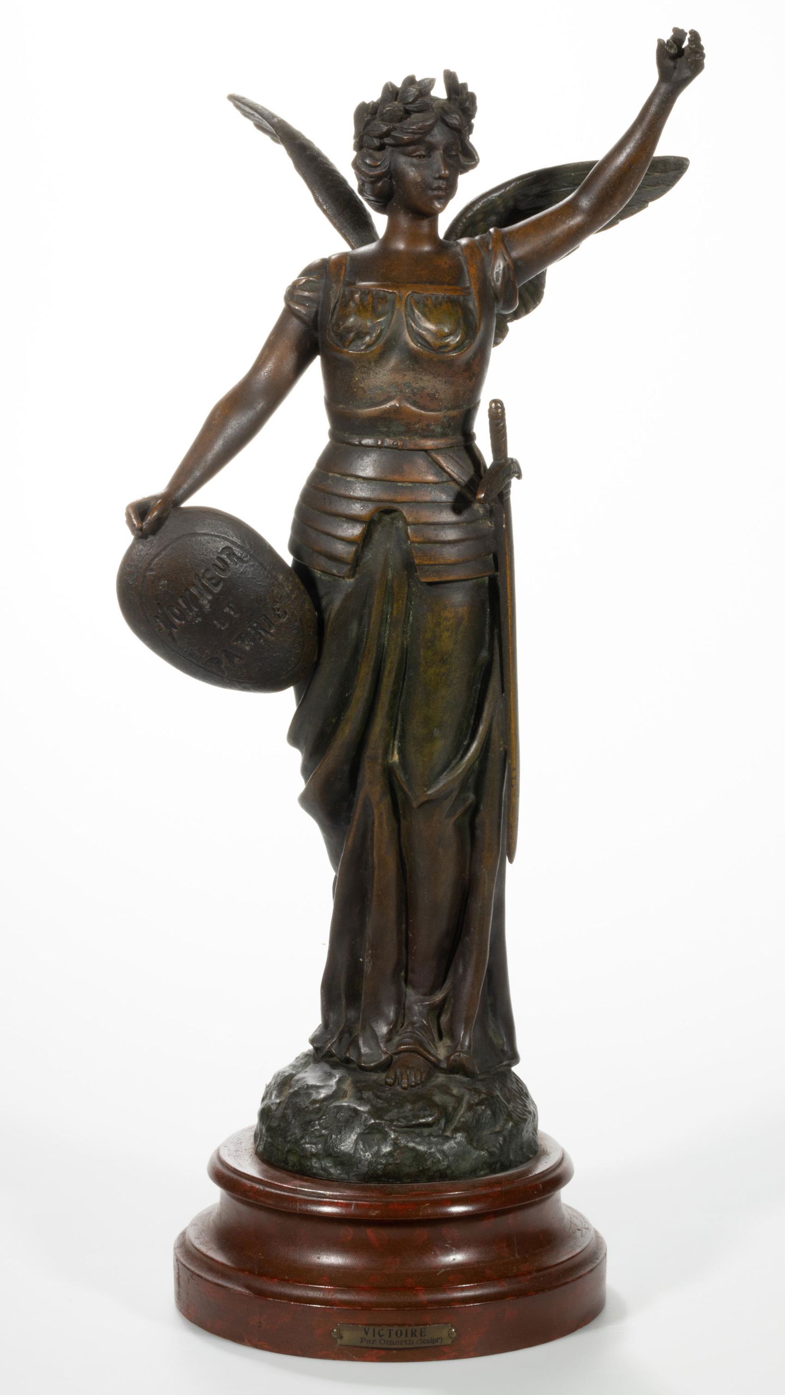 GEORGES OMERTH (FRANCE, ACT. 1895-1925) STATUE, (1 of 4)