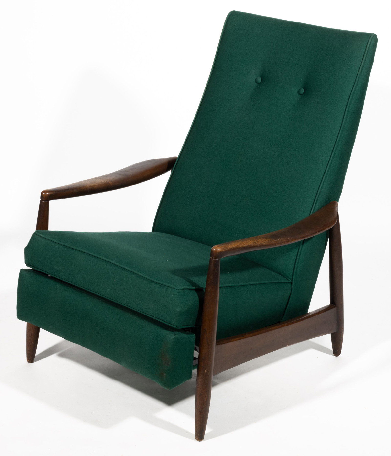 MILO BAUGHMAN MID-CENTURY MODERN RECLINER, (1 of 4)