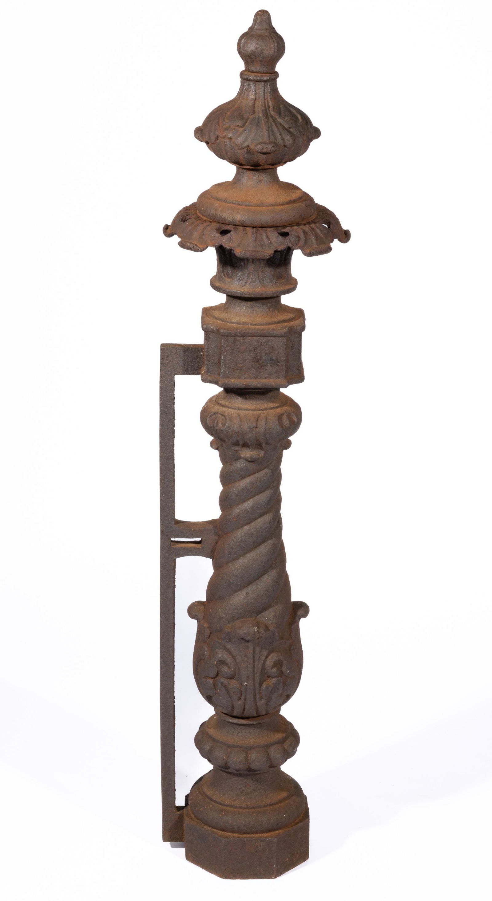 AMERICAN CAST-IRON GARDEN GATE POST, (1 of 5)