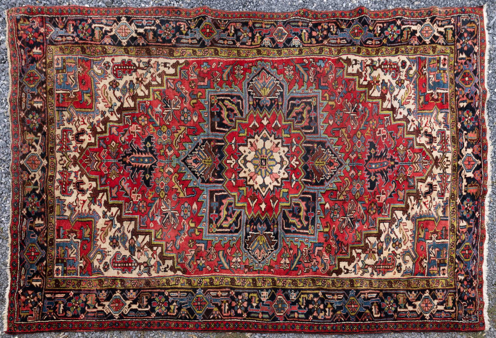 ANTIQUE PERSIAN ORIENTAL HERIZ ROOMSIZE CARPET / RUG, Oct 15, 2022