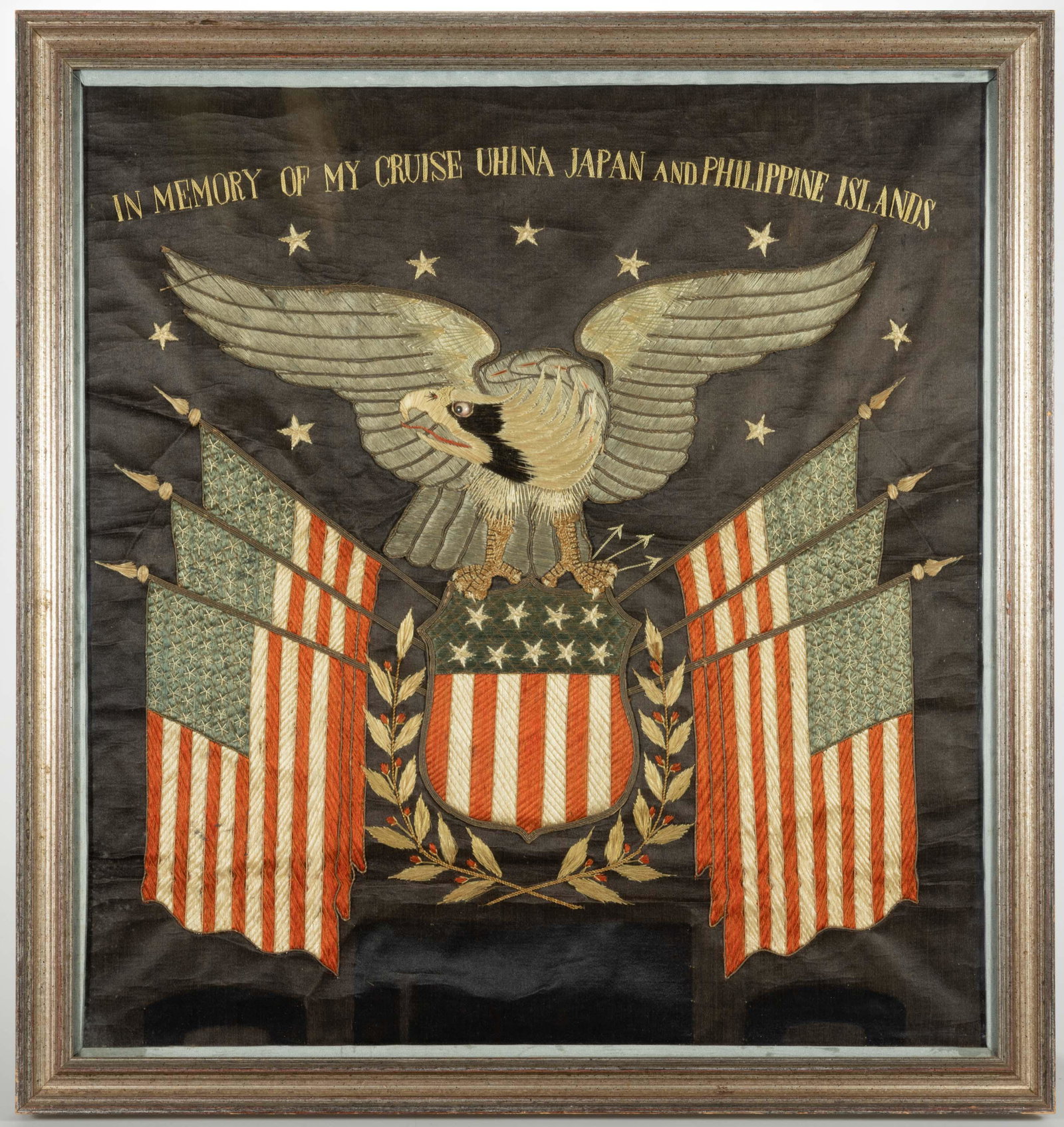 PATRIOTIC AMERICAN NEEDLEWORK, (1 of 2)