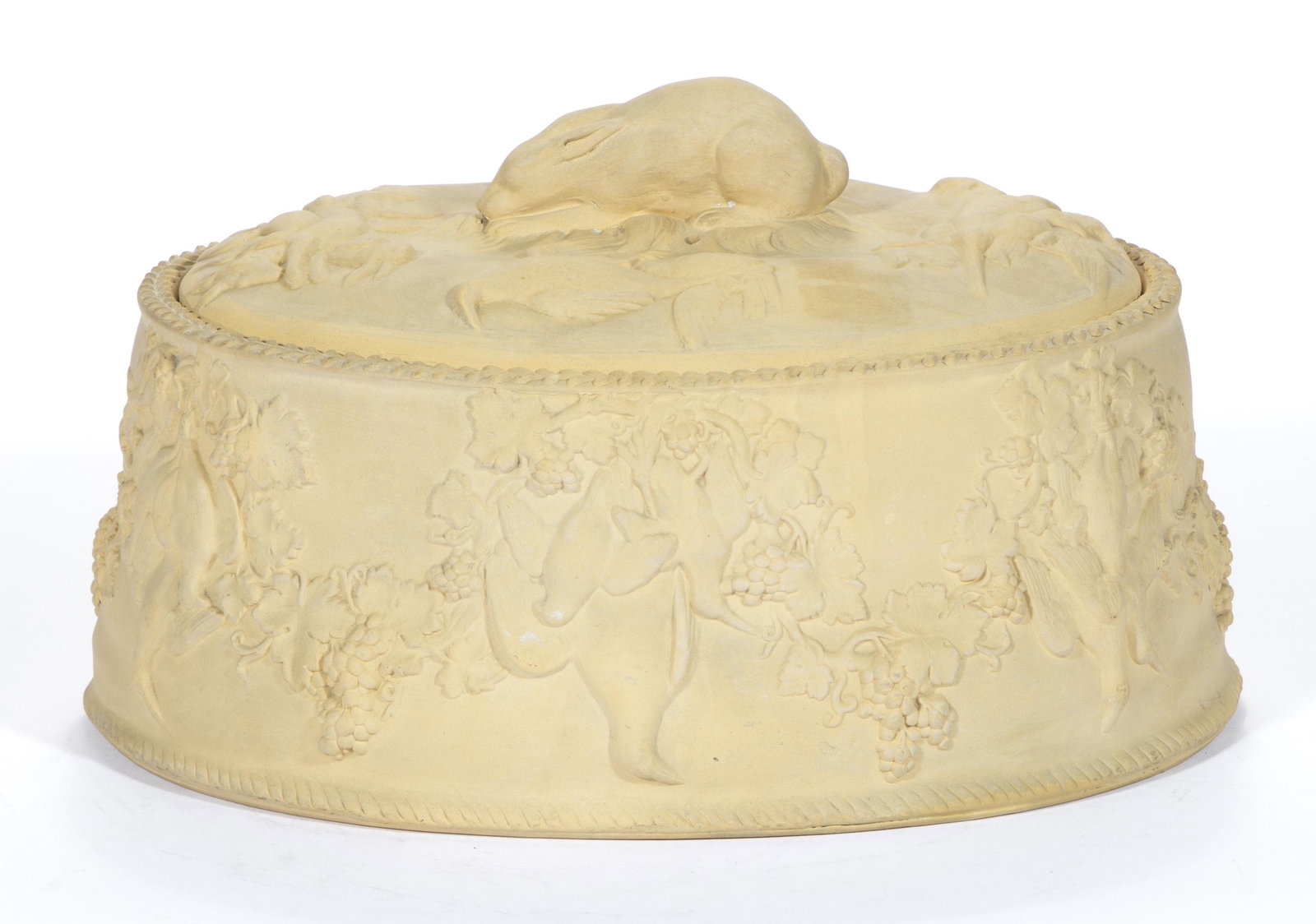 ENGLISH WEDGWOOD CANEWARE GAME PIE DISH, (1 of 5)