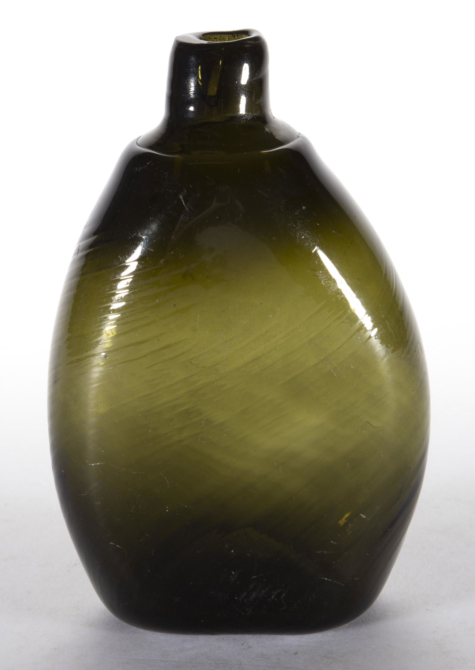 PATTERN-MOLDED PITKIN-TYPE FLASK (1 of 6)
