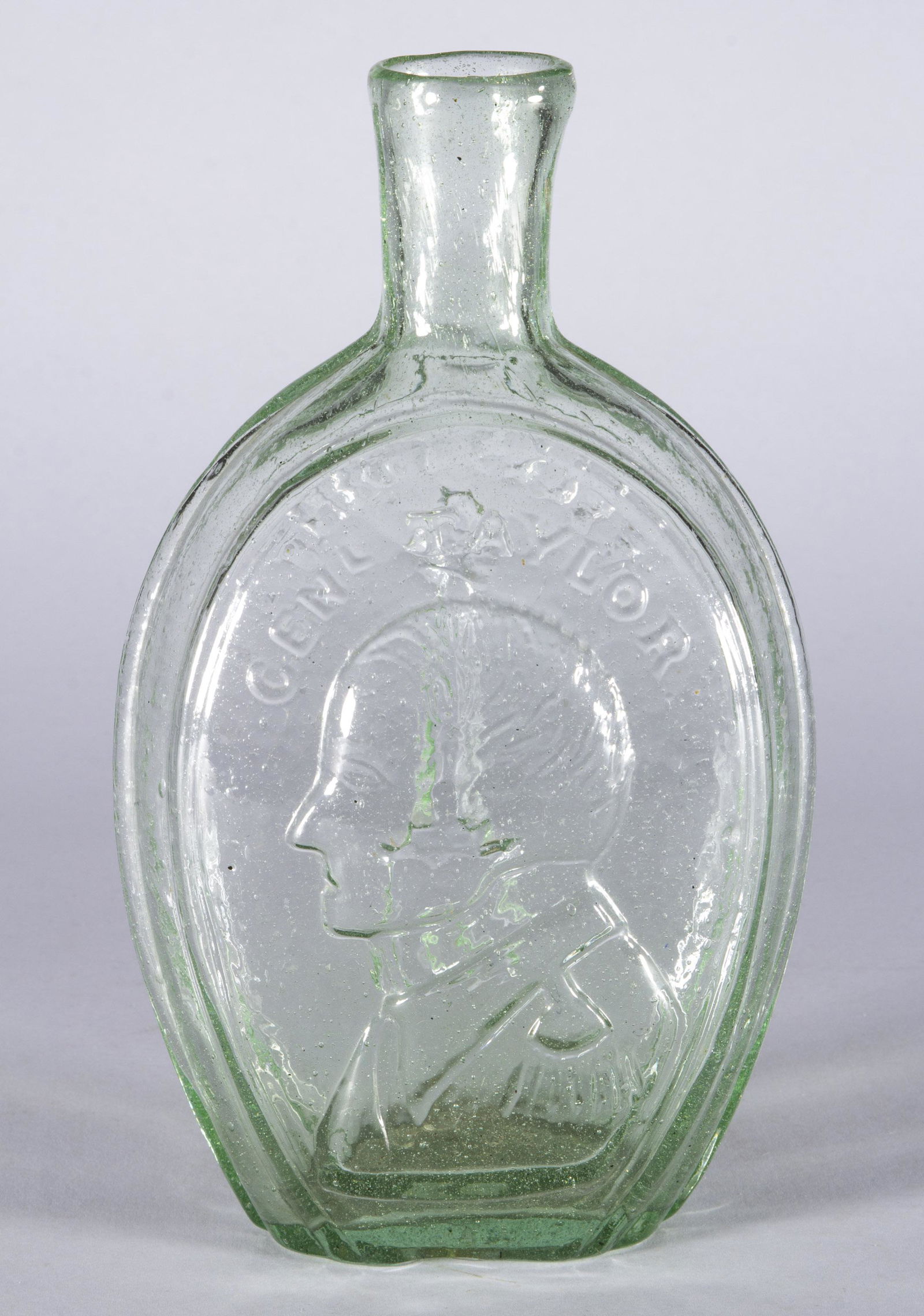 GI-73 GEN. TAYLOR / FELLS POINT PORTRAIT / HISTORICAL FLASK (1 of 5)
