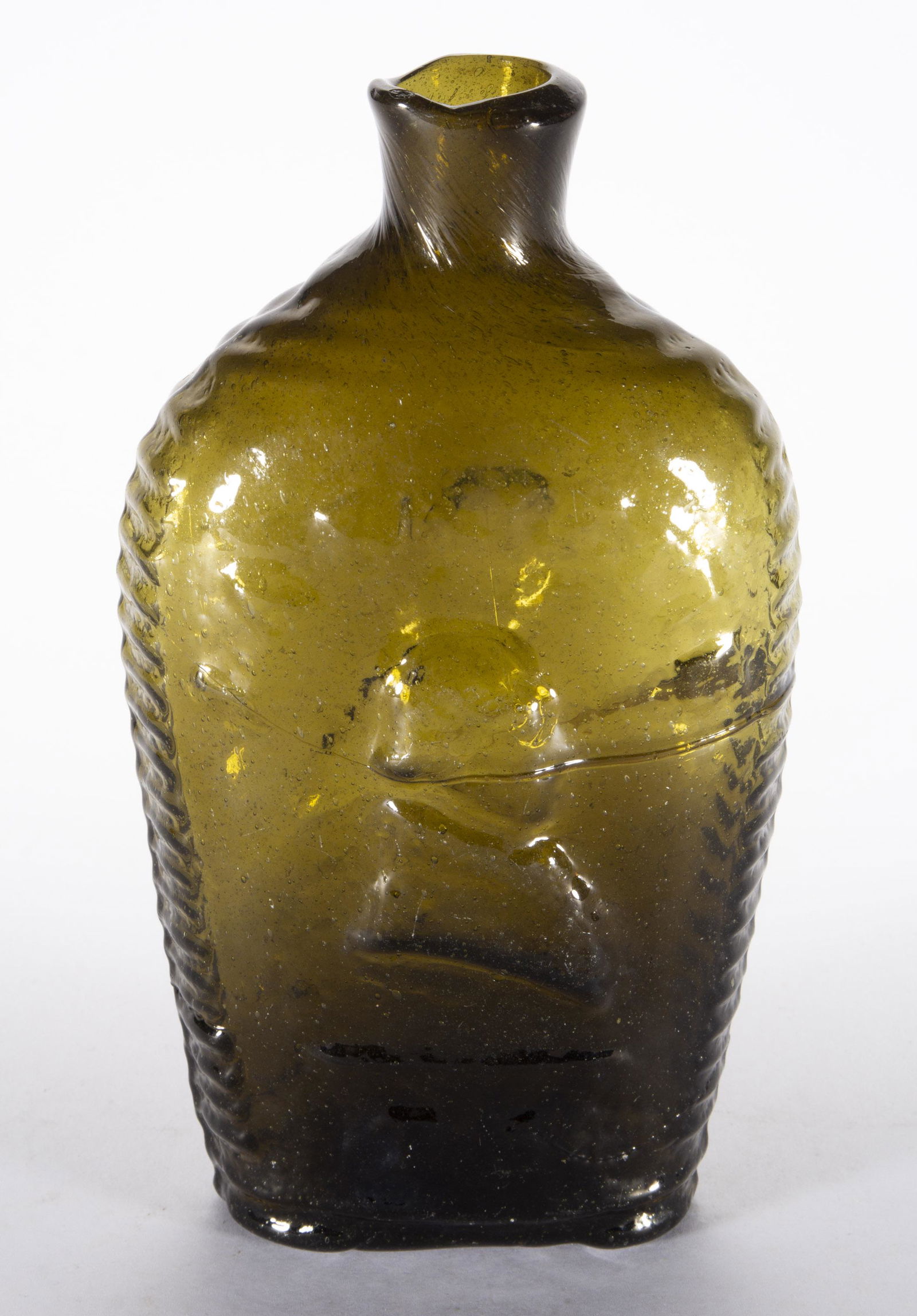 GI-80 LAFAYETTE - CLINTON PORTRAIT / HISTORICAL FLASK (1 of 5)