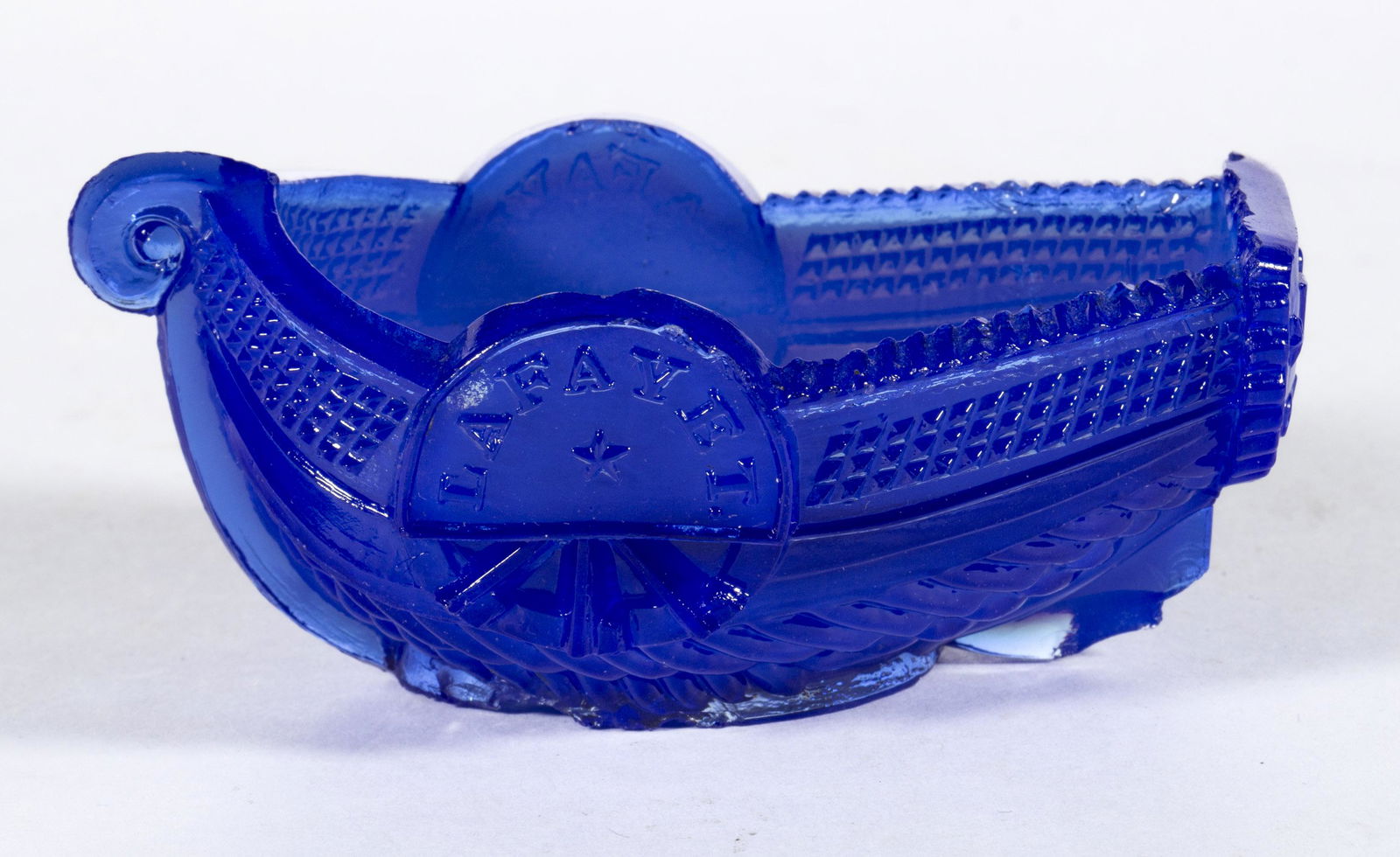 BT-4A "LAFAYET" STEAMBOAT PRESSED OPEN SALT (1 of 1)