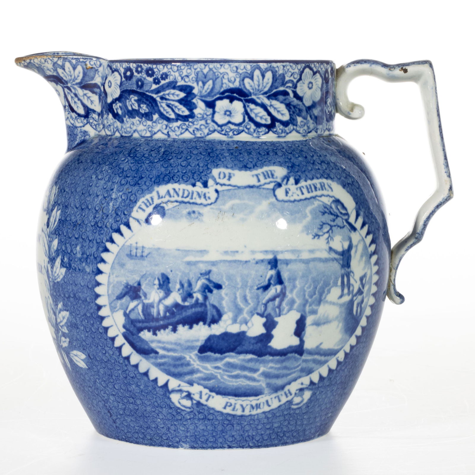 STAFFORDSHIRE AMERICAN HISTORICAL TRANSFER-PRINTED CERAMIC JUG / PITCHER (1 of 4)