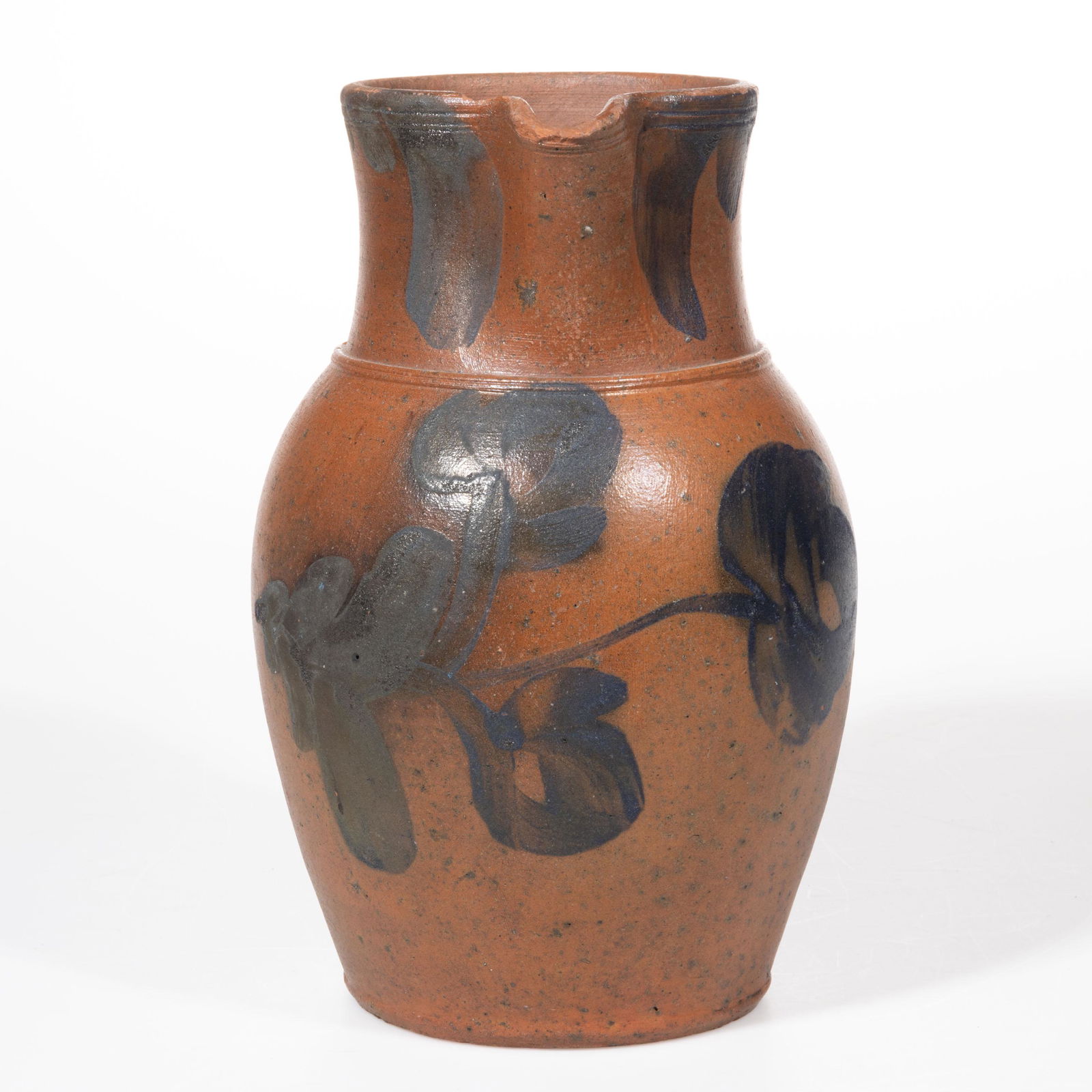 J. B. MAGEE (ATTRIBUTED), OSCEOLA, WASHINGTON CO., VALLEY OF VIRGINIA DECORATED STONEWARE PITCHER (1 of 5)