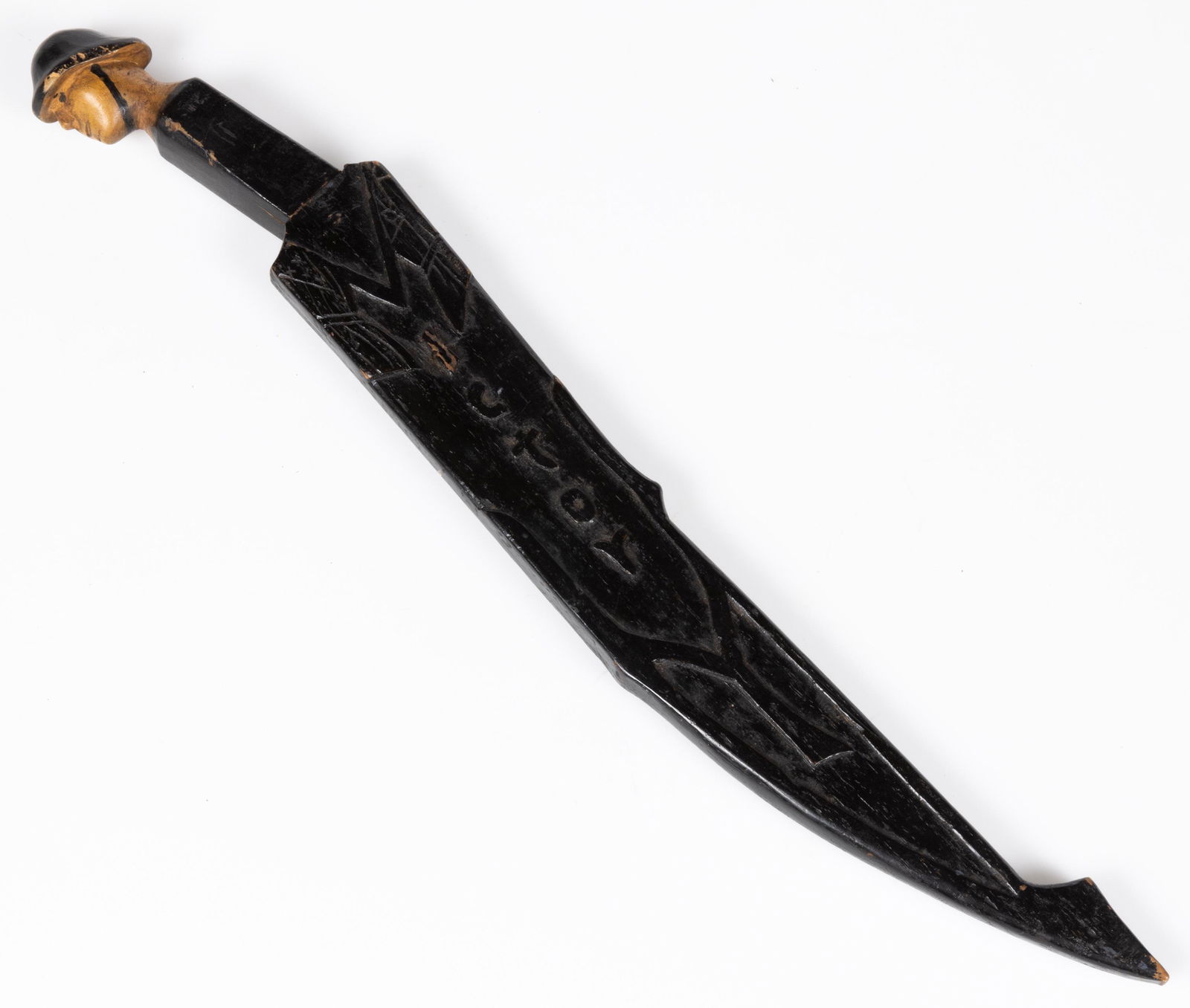 WORLD WAR ONE / WWI U. S. TRENCH / FOLK ART KNIFE (1 of 5)