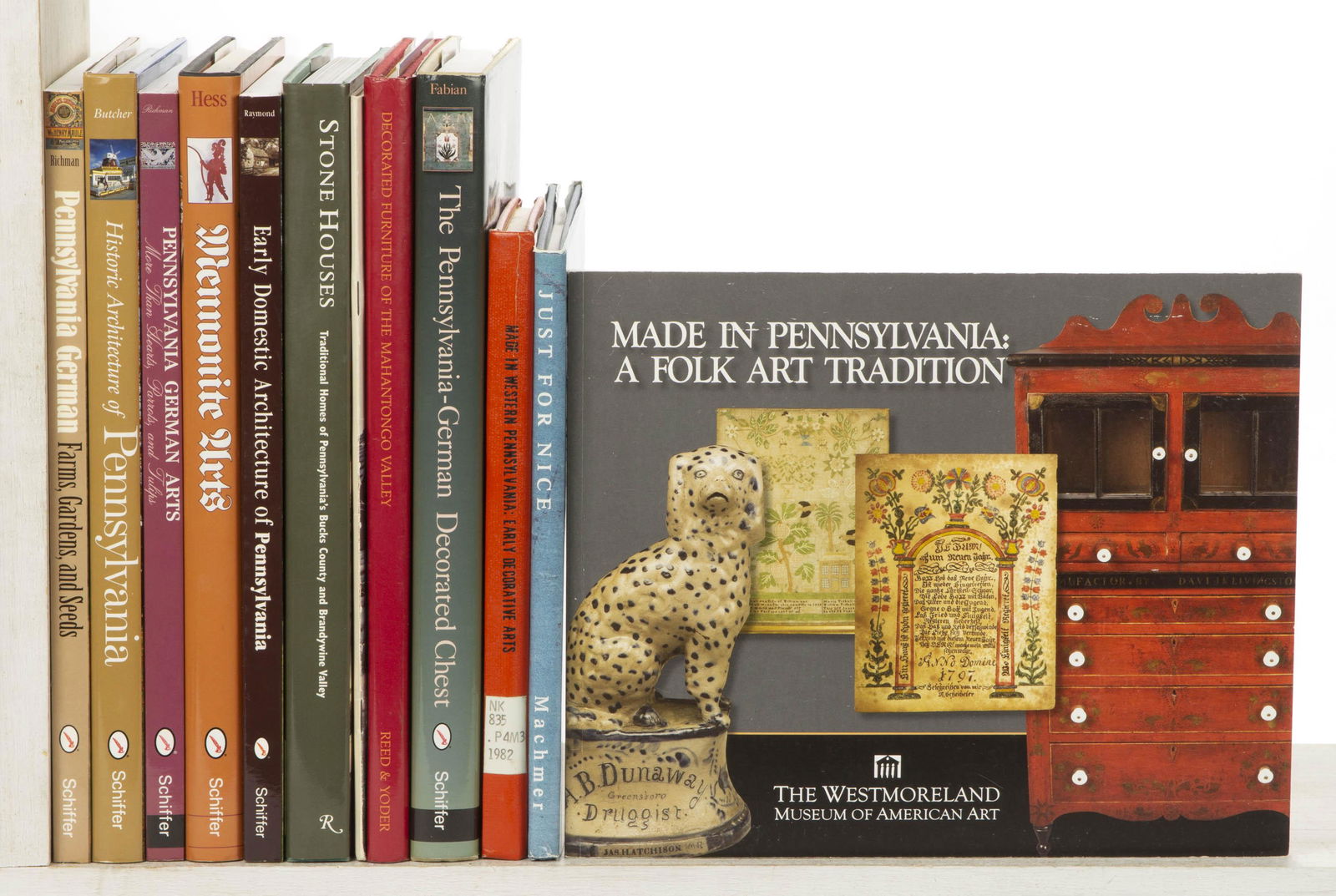 PENNSYLVANIA DUTCH / GERMAN FOLK ART REFERENCE VOLUMES, LOT OF 11 (1 of 1)