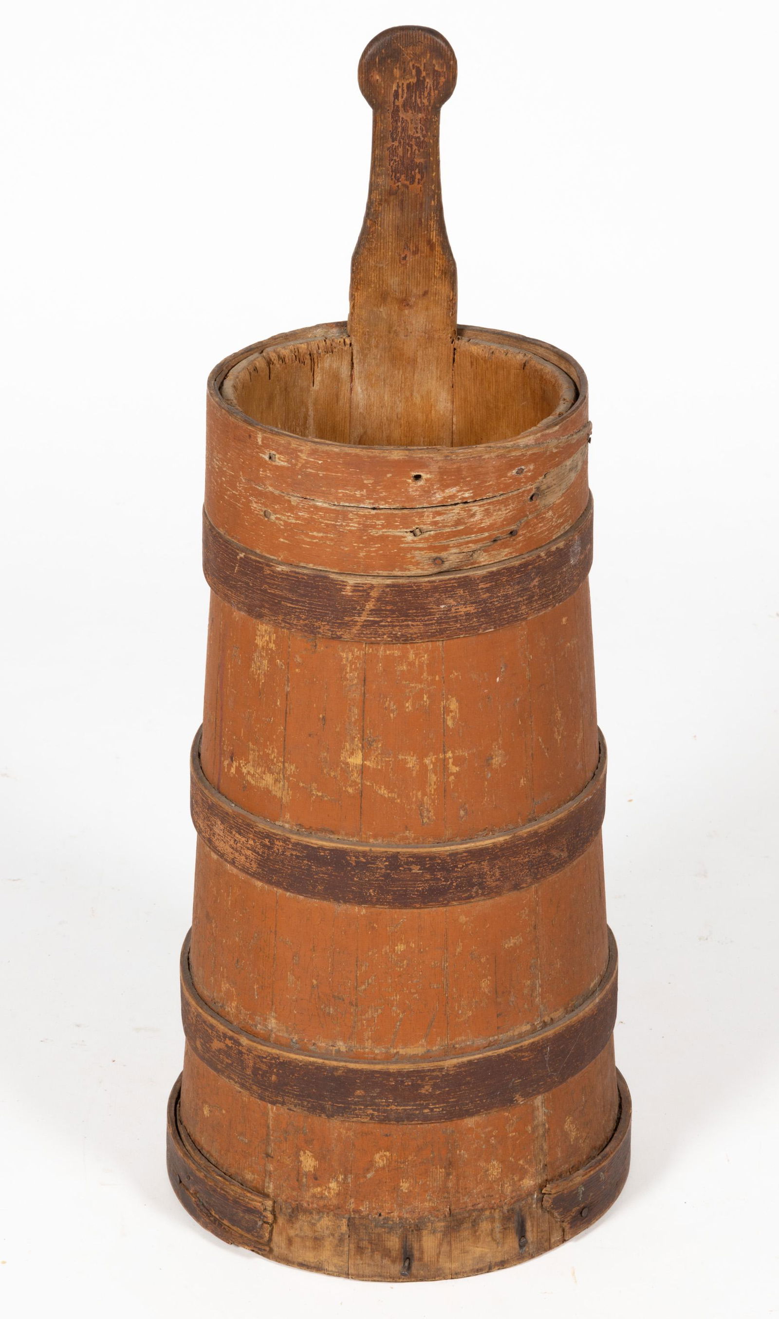 AMERICAN WOODEN PIGGIN-TYPE CHURN (1 of 5)
