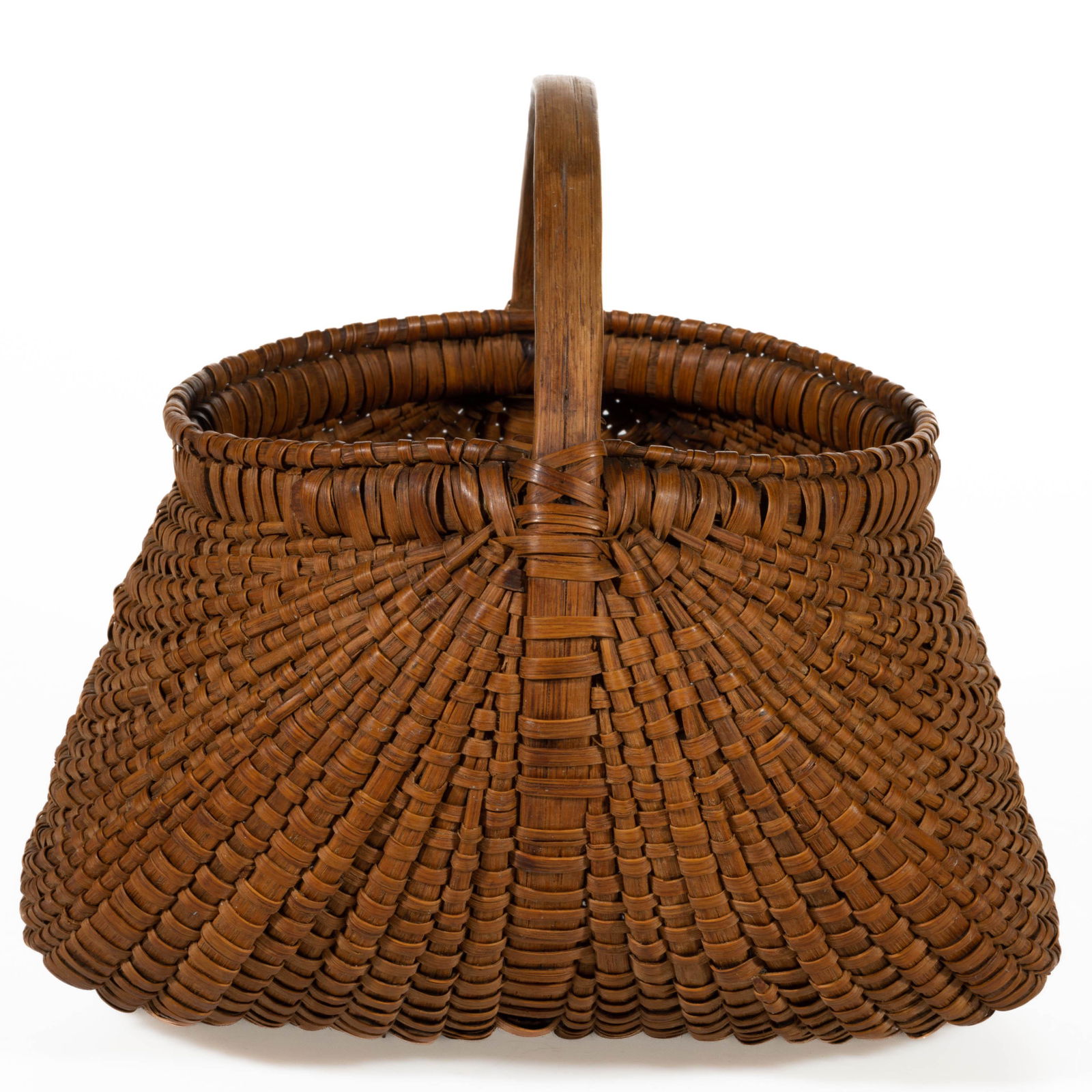 VALLEY OF VIRGINIA RIB-TYPE WOVEN-SPLINT BASKET (1 of 5)