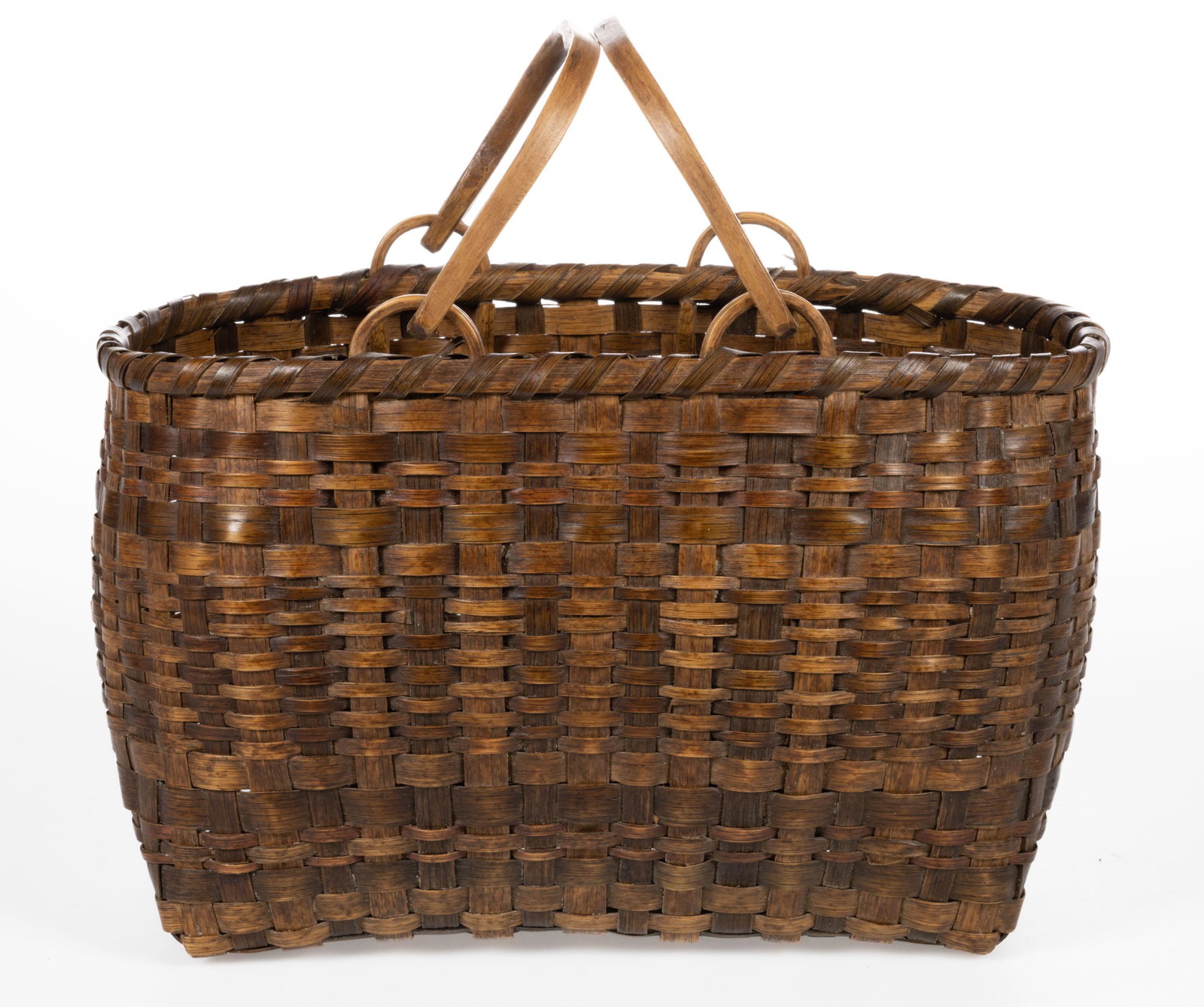 NORTH CAROLINA, CHEROKEE WOVEN-SPLINT BASKET (1 of 5)