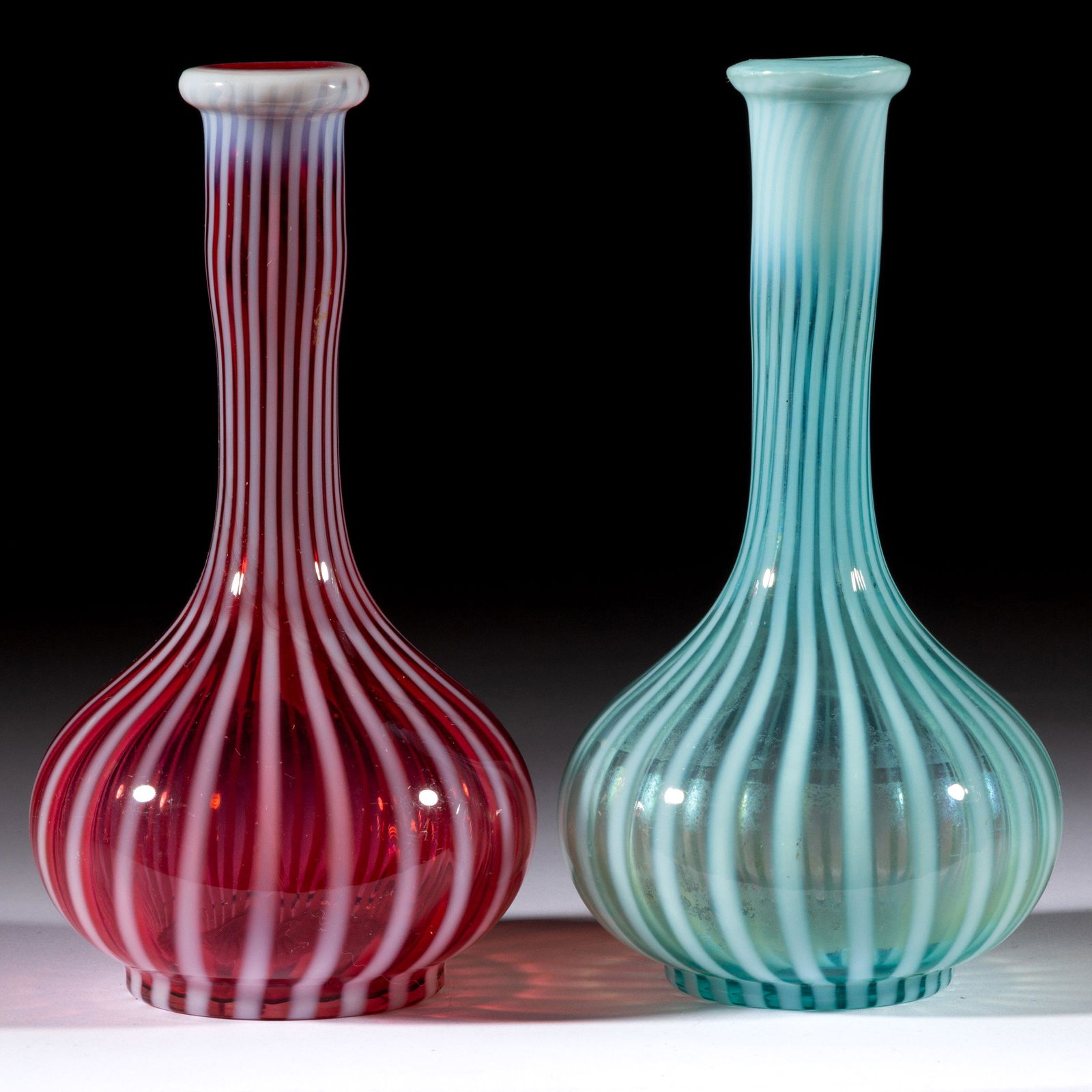 STRIPE BITTERS / BARBER'S BOTTLES, LOT OF TWO, (1 of 1)