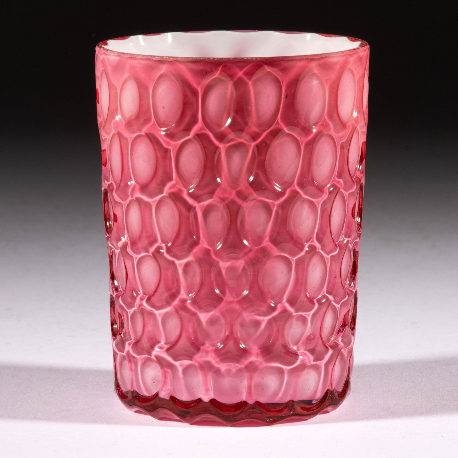 PHOENIX ATTRIBUTED HONEYCOMB-OPTIC TUMBLER, (1 of 1)