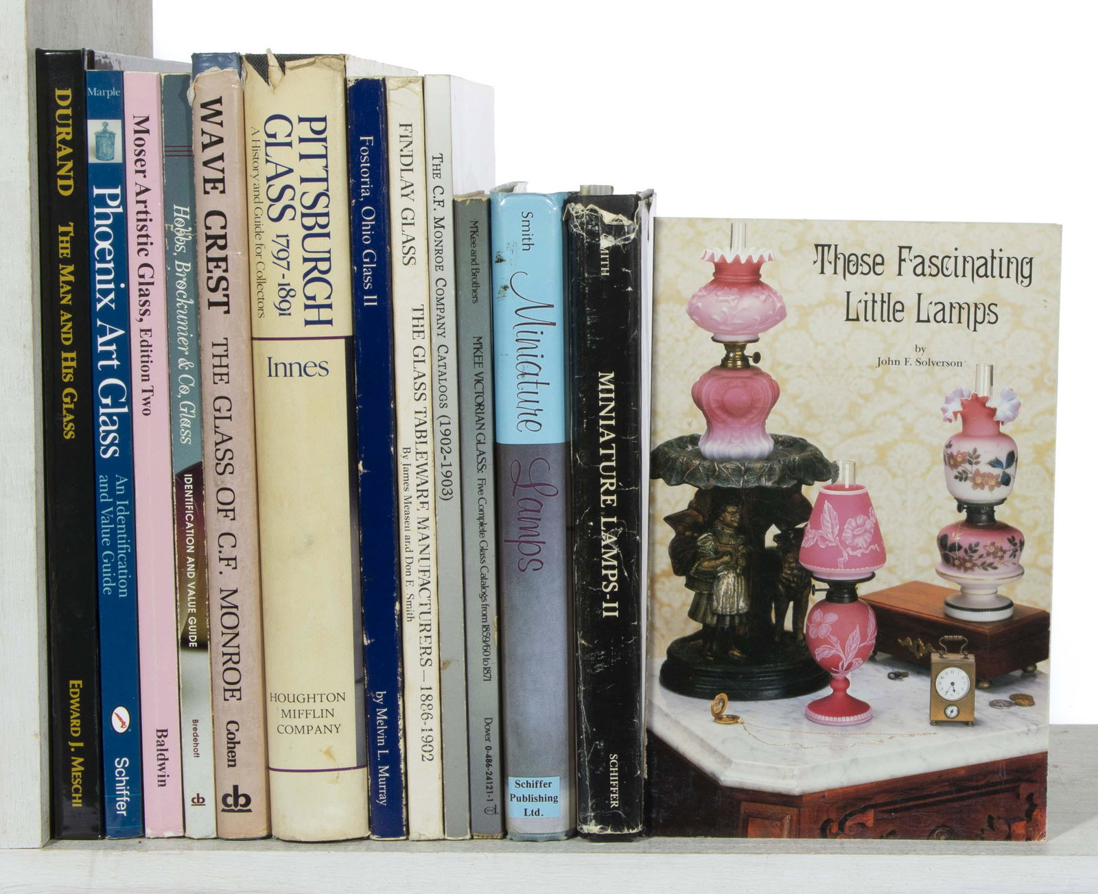 ASSORTED GLASS AND LIGHTING REFERENCE VOLUMES, LOT OF 13 (1 of 1)