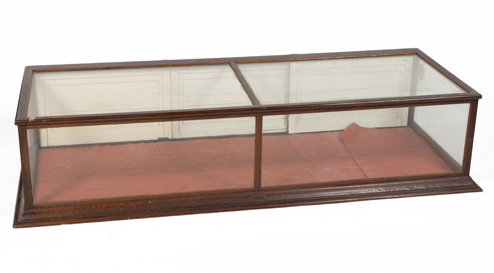 AMERICAN OAK COUNTRY STORE COUNTER-TOP SHOWCASE (1 of 2)