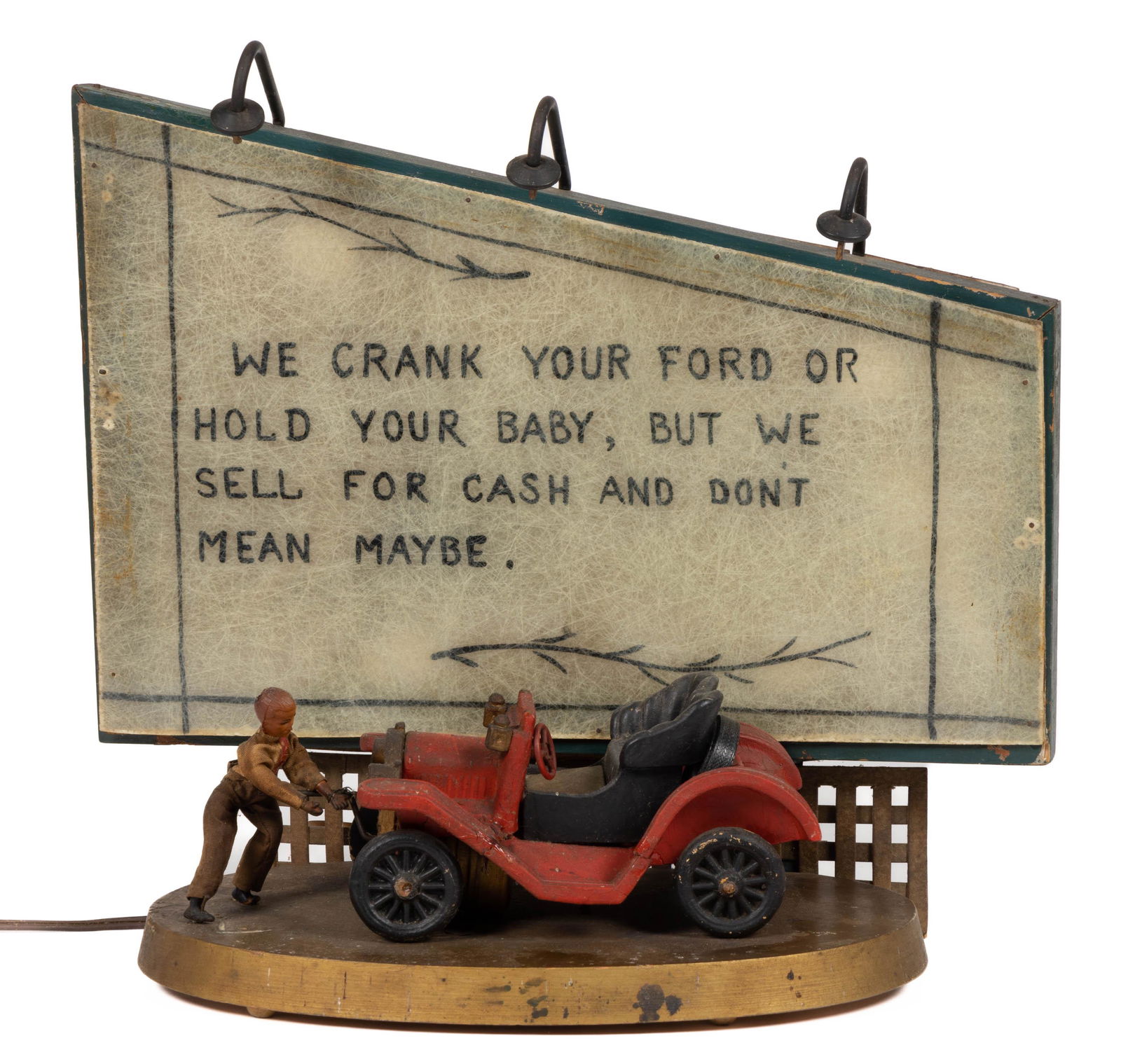 FORD / CAR SALESMEN ADVERTISING PIECE (1 of 4)