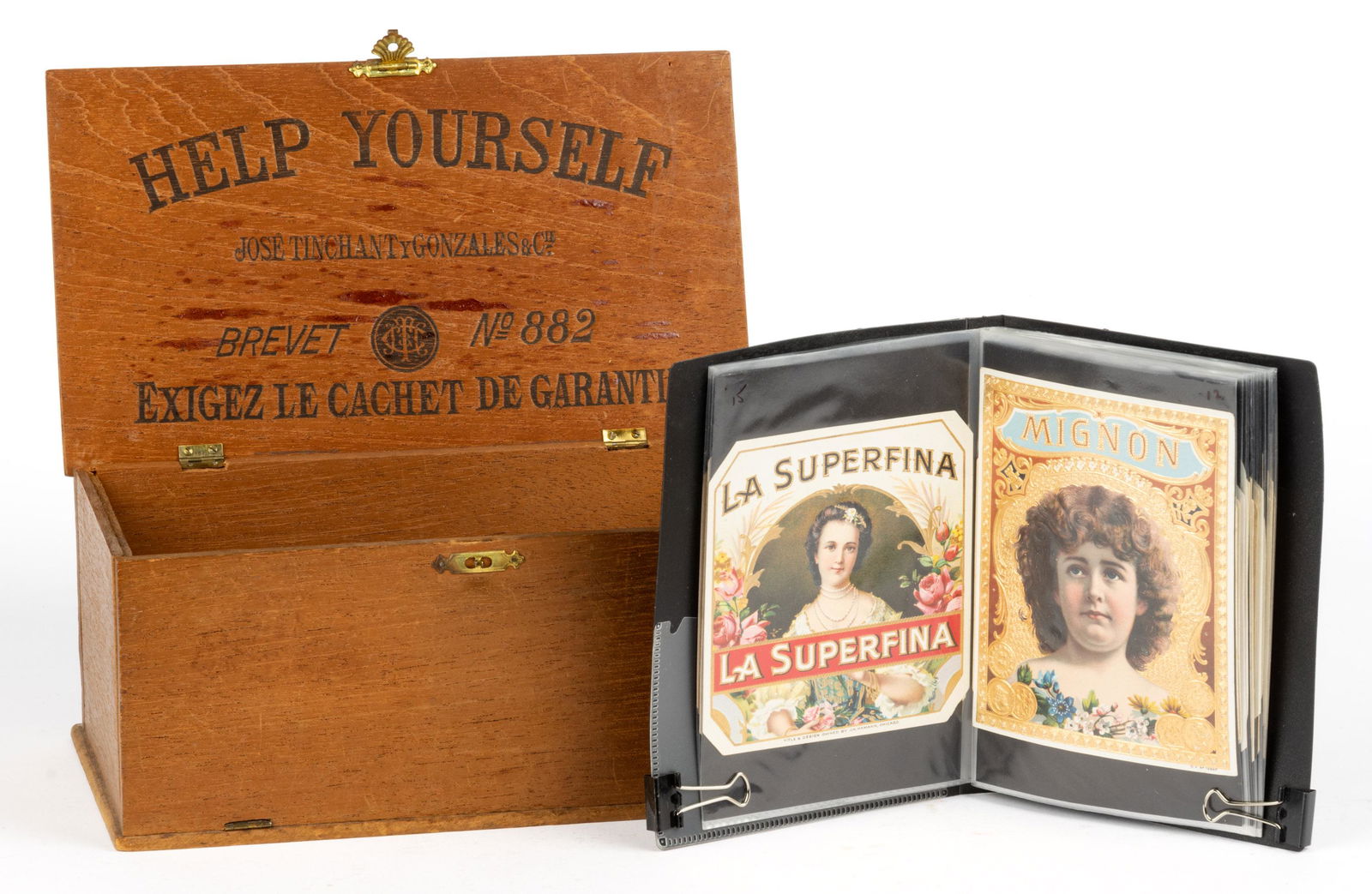 ASSORTED CIGAR / TOBACCO ARTICLES, LOT OF TWO (1 of 1)