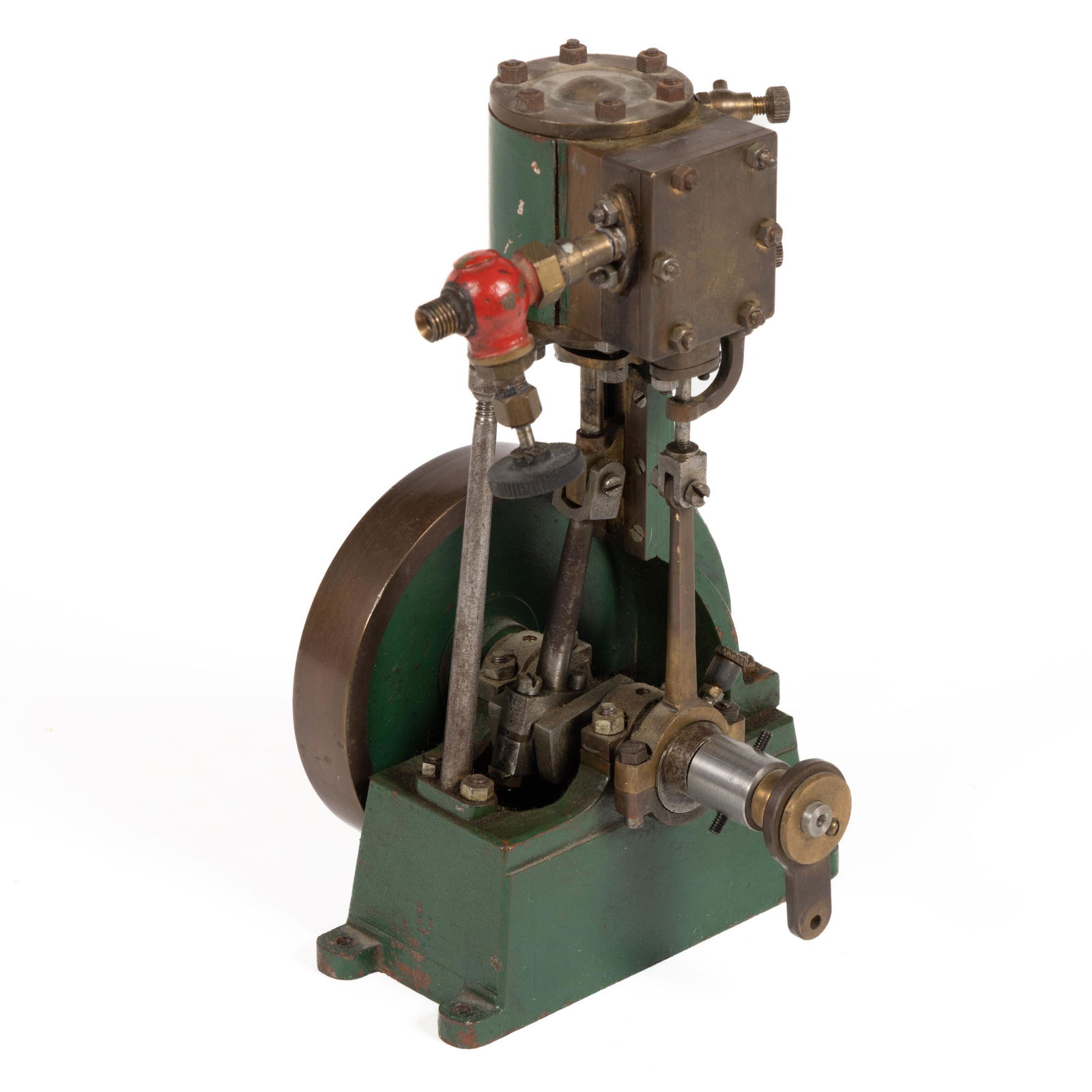 ATTRIBUTED ENGLISH STUART TURNER MODELS MIXED METALS STATIONARY VERTICAL  MODEL STEAM ENGINE (1 of 3)
