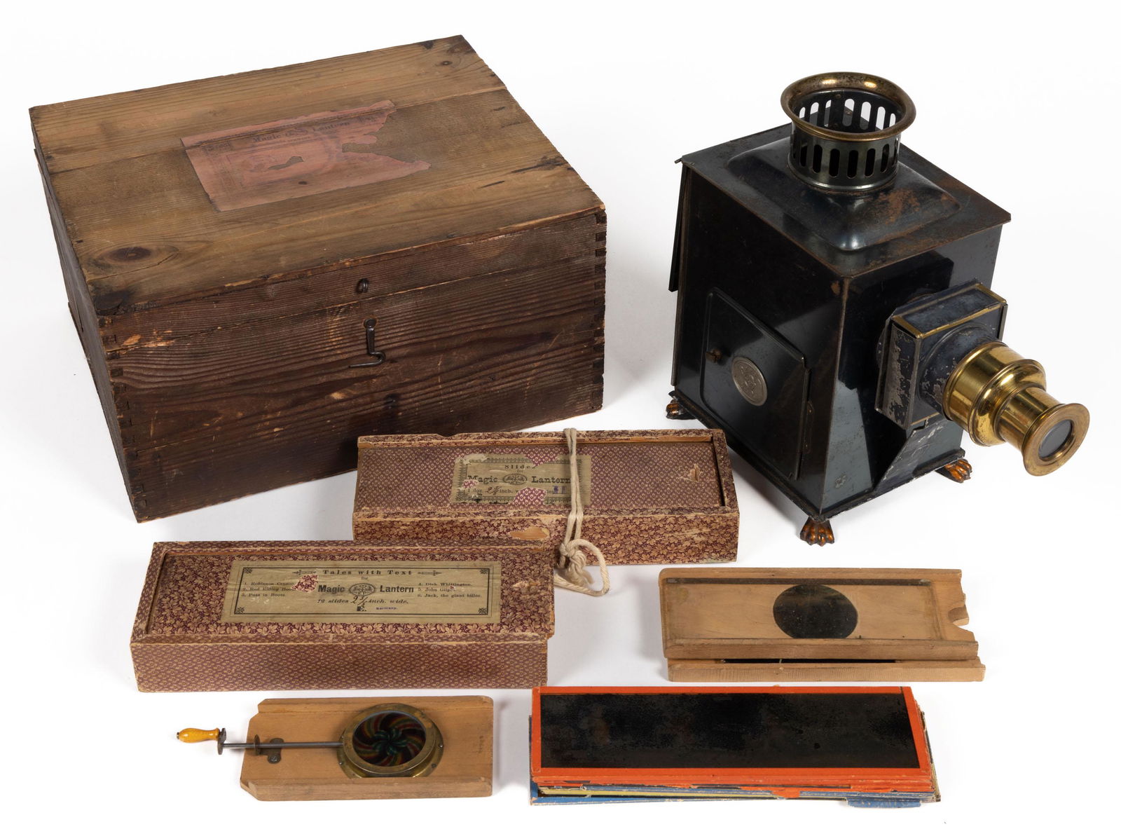 GERMAN ERNST PLANK MAGIC LANTERN WITH ACCESSORIES (1 of 1)