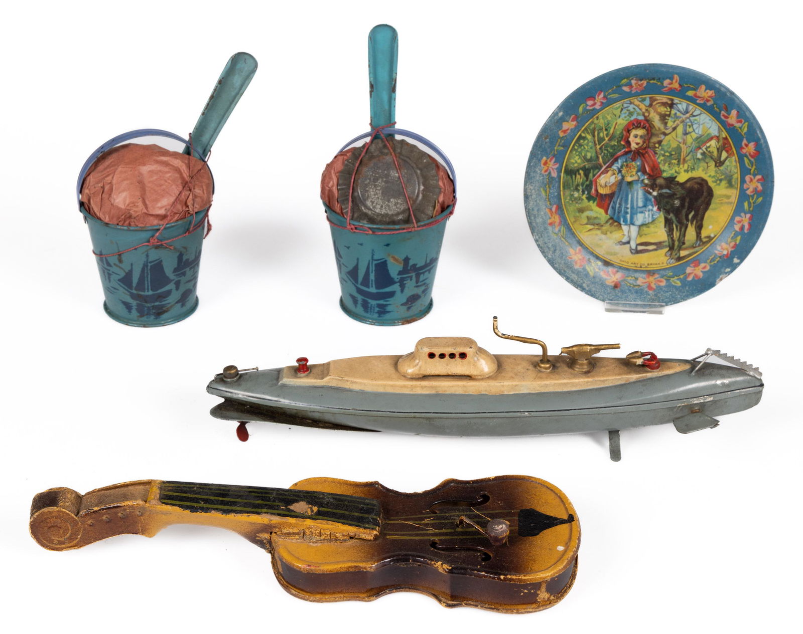 ASSORTED ANTIQUE / VINTAGE TOYS, LOT OF FIVE (1 of 1)