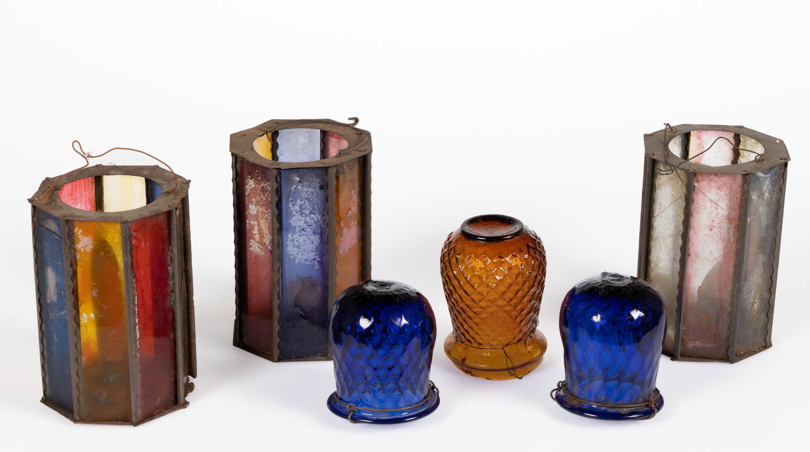 ASSORTED CHRISTMAS LIGHTS / LANTERNS, LOT OF SIX (1 of 1)