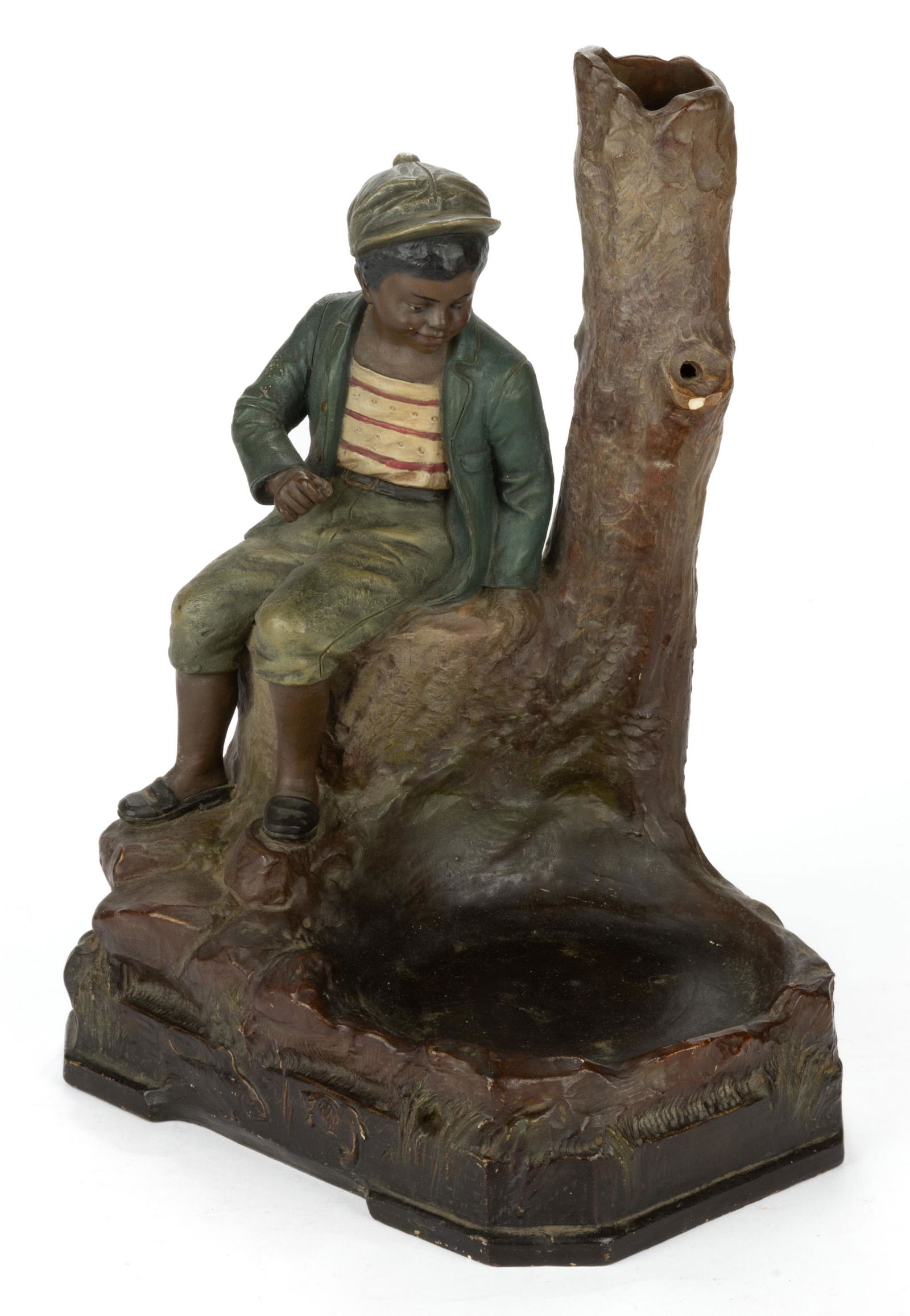AUSTRIAN JOHANN MARESCH BLACK AMERICANA TERRACOTTA FIGURE (1 of 3)