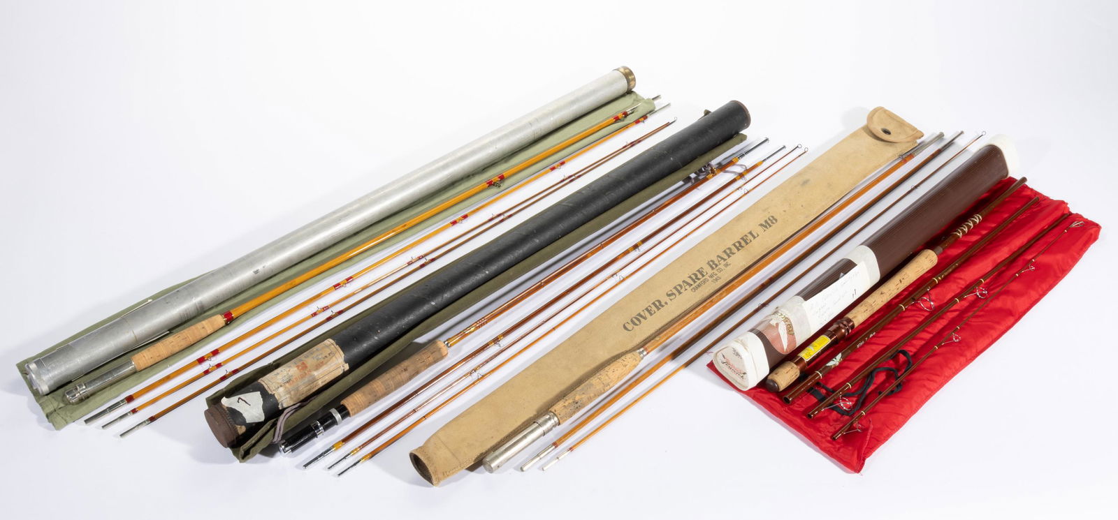 ASSORTED VINTAGE FLY FISHING RODS, LOT OF FOUR (1 of 9)