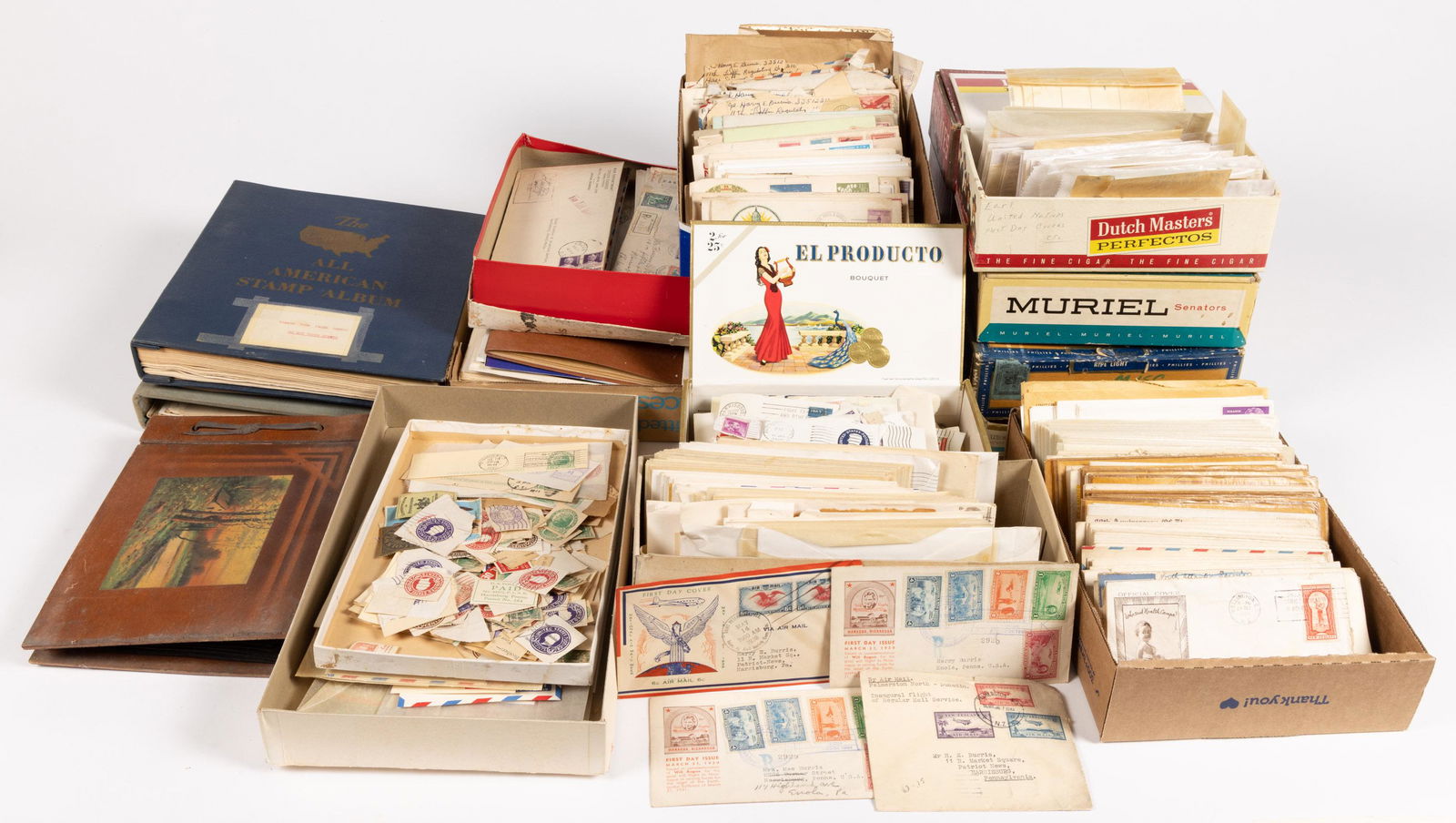 COLLECTION OF UNITED STATES AND OTHER POSTAGE STAMPS AND COVERS (1 of 1)