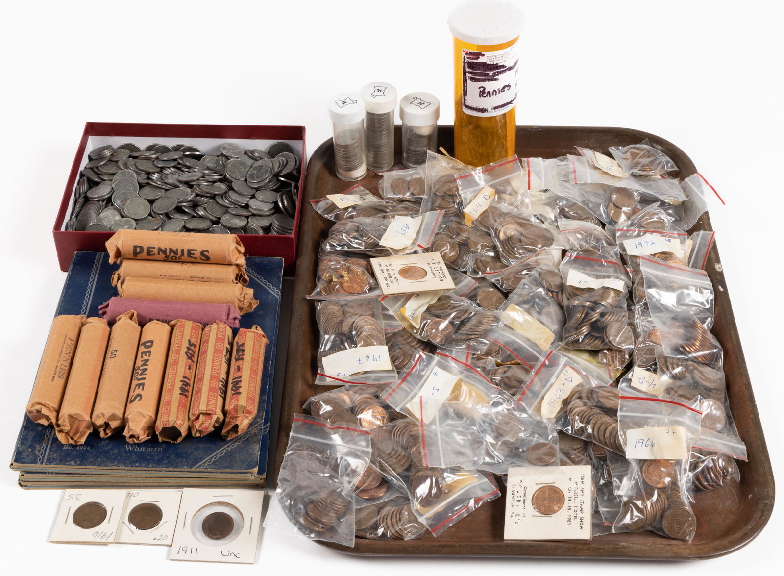 ASSORTED UNITED STATES LINCOLN CENTS, UNCOUNTED LOT (1 of 1)