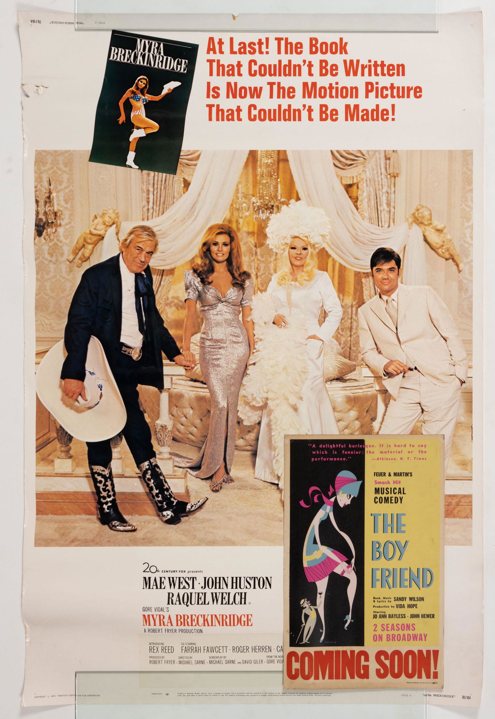 VINTAGE ENTERTAINMENT POSTERS, LOT OF TWO (1 of 4)