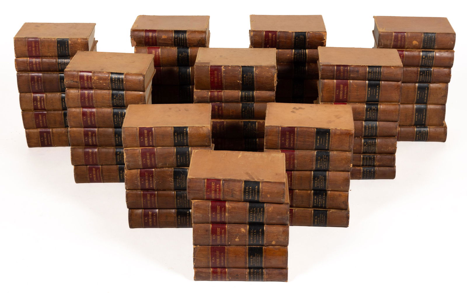 ANTIQUARIAN LAW LIBRARY OF JUDGE WILLIAM STUART MOFFETT JR., STAUNTON, VIRGINIA, LOT OF 60 VOLUMES (1 of 1)