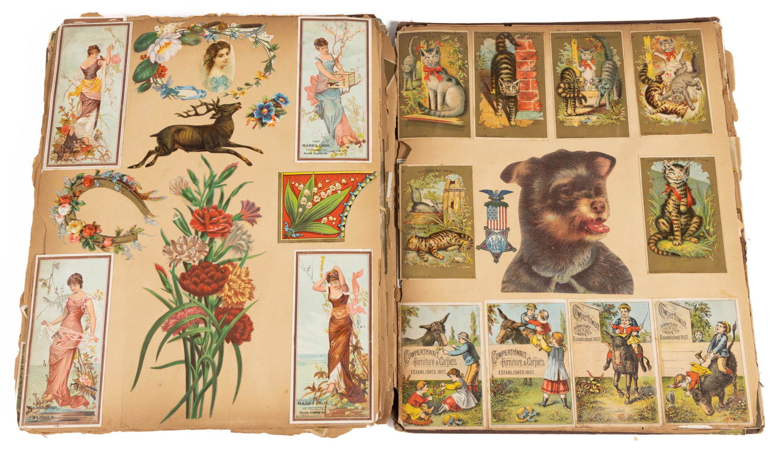 VICTORIAN SCRAP BOOK ALBUM (1 of 5)