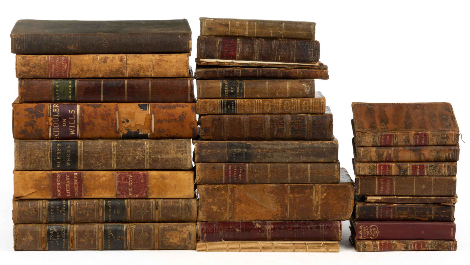 ASSORTED ANTIQUARIAN VOLUMES, LOT OF 27 (1 of 1)