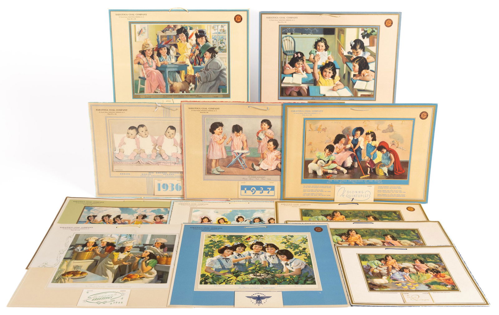 ASSORTED CALENDARS / EPHEMERA, UNCOUNTED LOT (1 of 1)